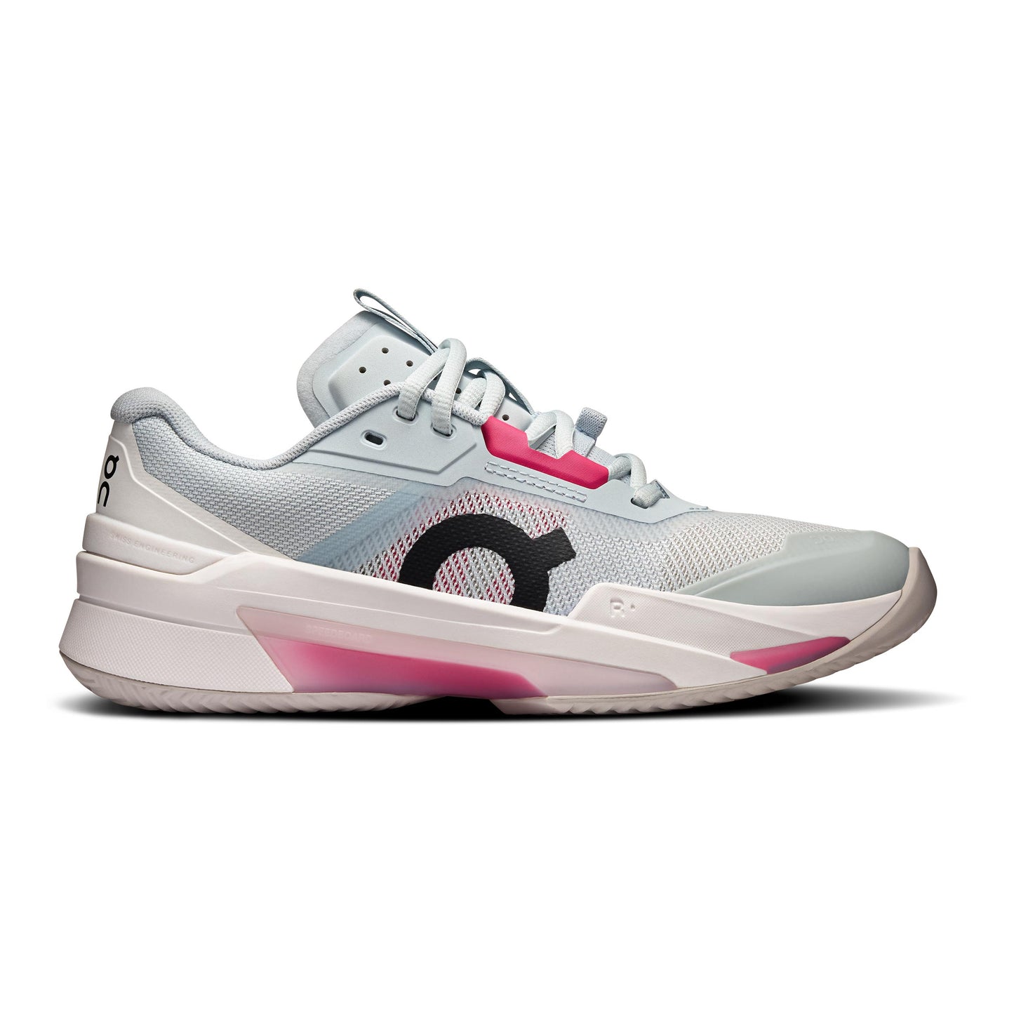 On THE ROGER Pro Fire Sandplatzschuh Damen - hellblau, pink
