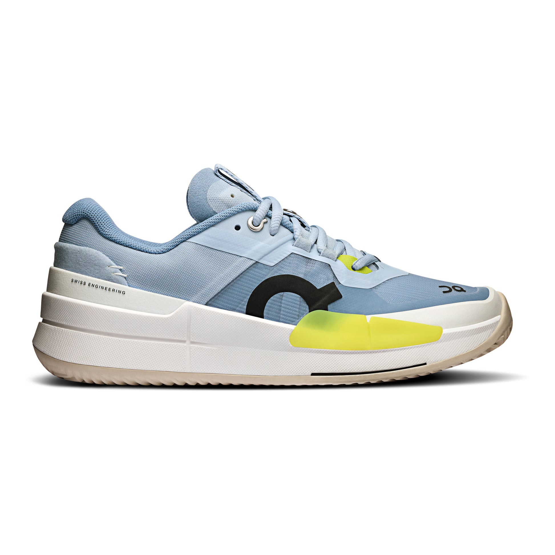 On The Roger Pro 2 Sandplatzschuh Damen-Hellblau,Gelb