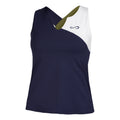 Bliss Tank-Top Damen - dunkelblau, weiß