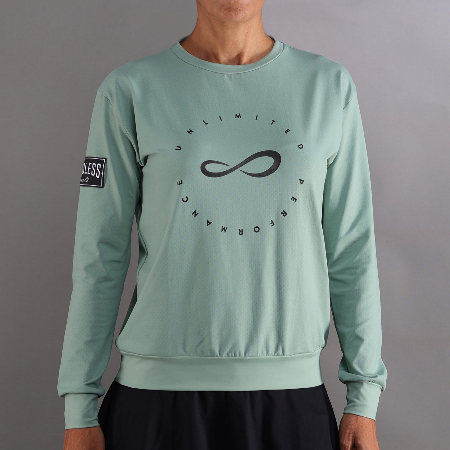 Endless Inner Tech Sweatshirt Damen-Grün,Dunkelblau