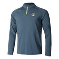 Big Serve 1/4 Zip Longsleeve Herren - blau,