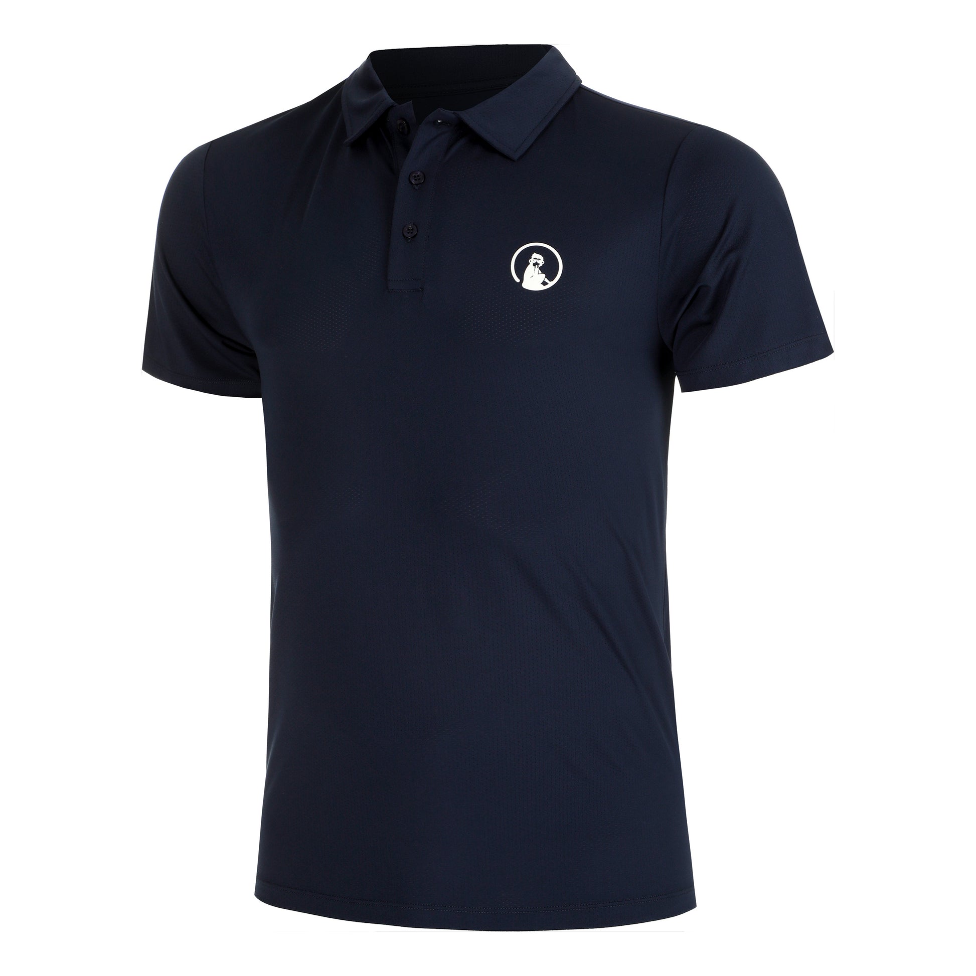 Quiet Please Tournament Polo Herren-Dunkelblau