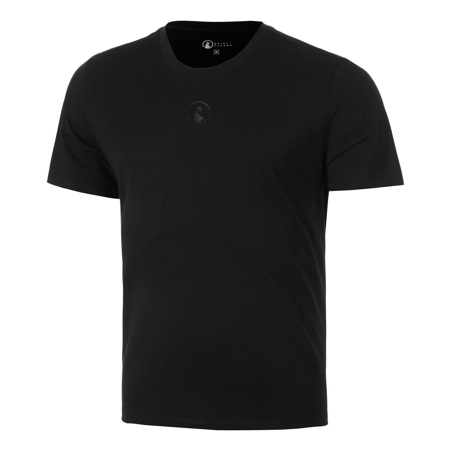Quiet Please Tonal Core T-Shirt Herren-schwarz