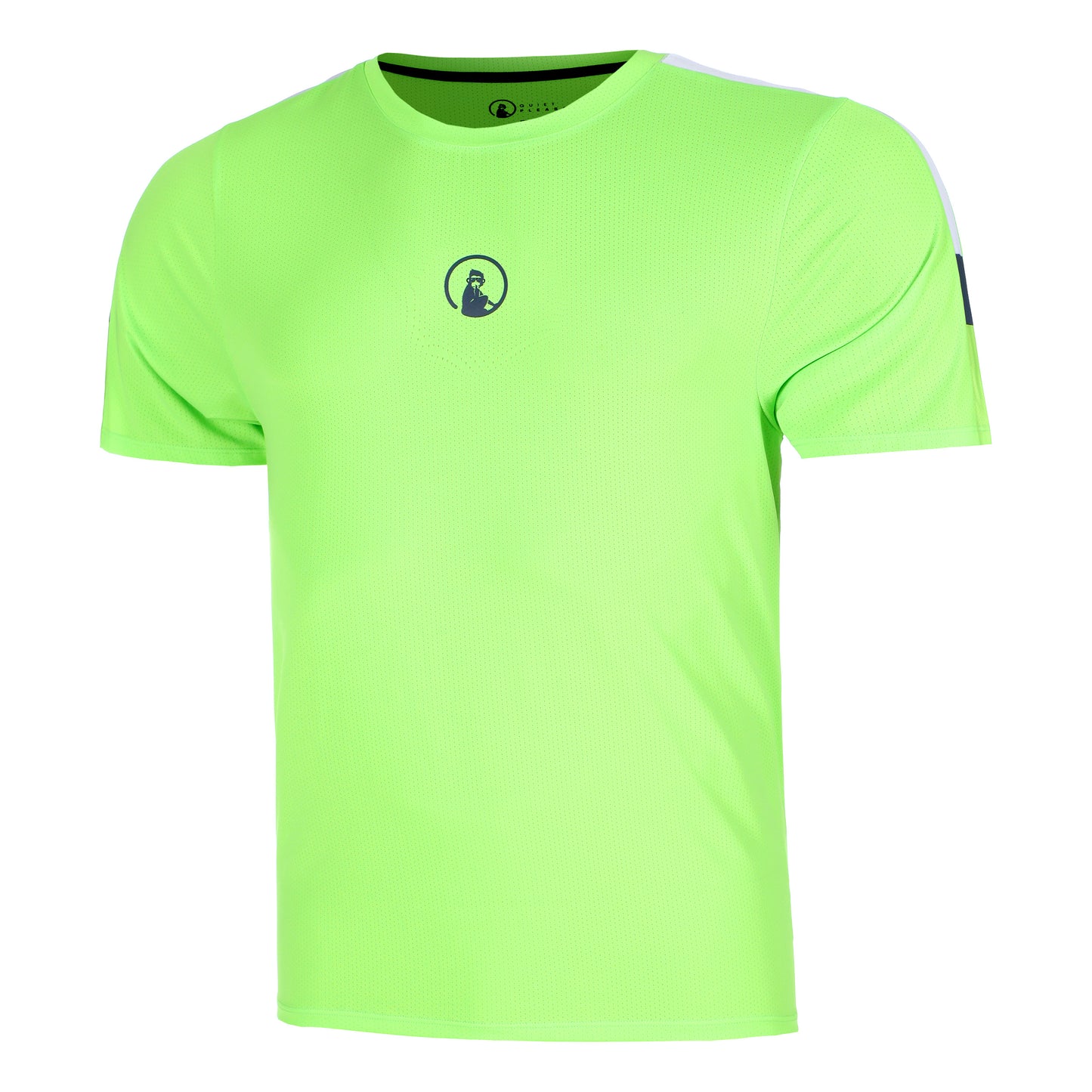 Quiet Please Wild Receiver Hori T-Shirt Herren-Neongrün,Mehrfarbig