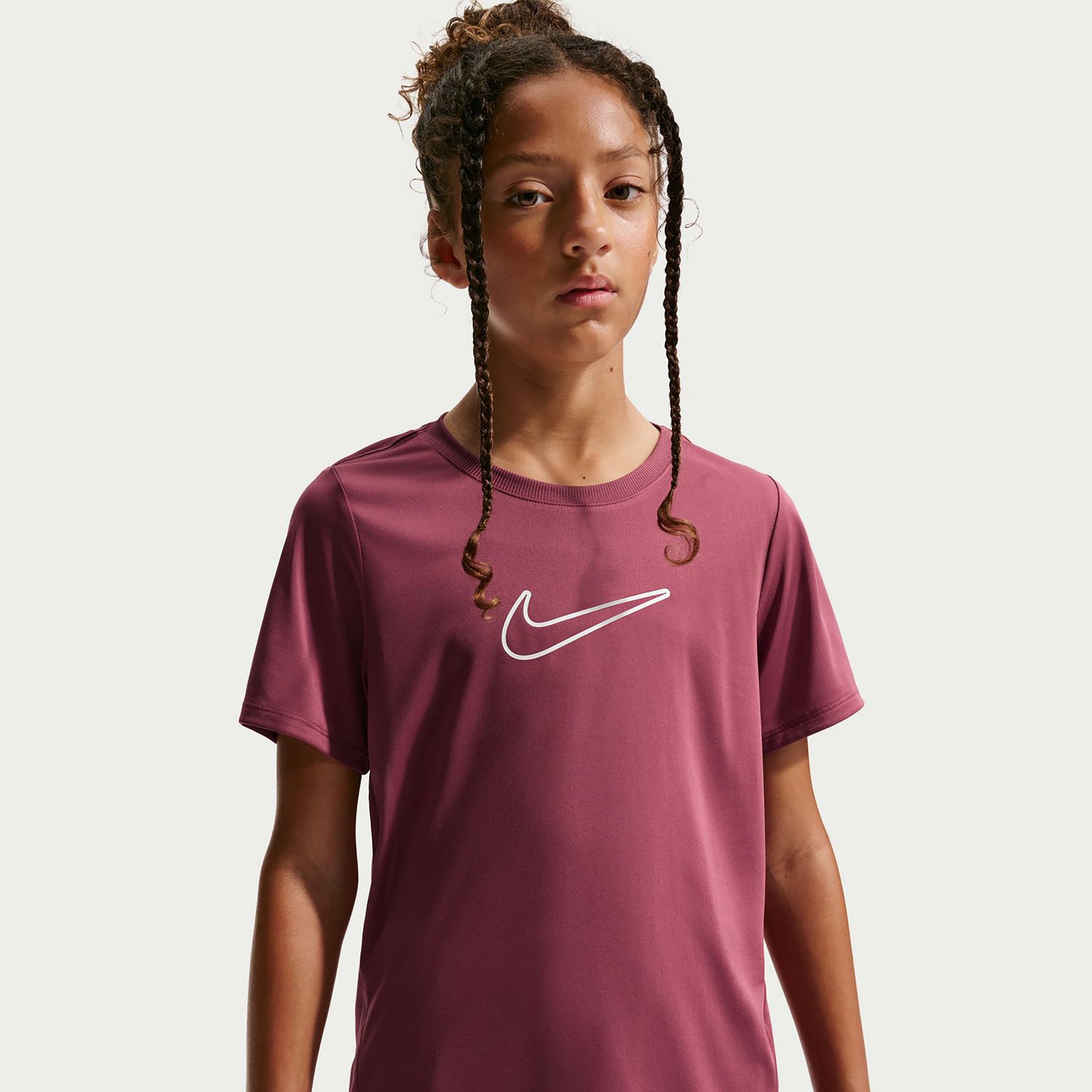 Nike Dri-FIT One T-Shirt Kinder - mauve