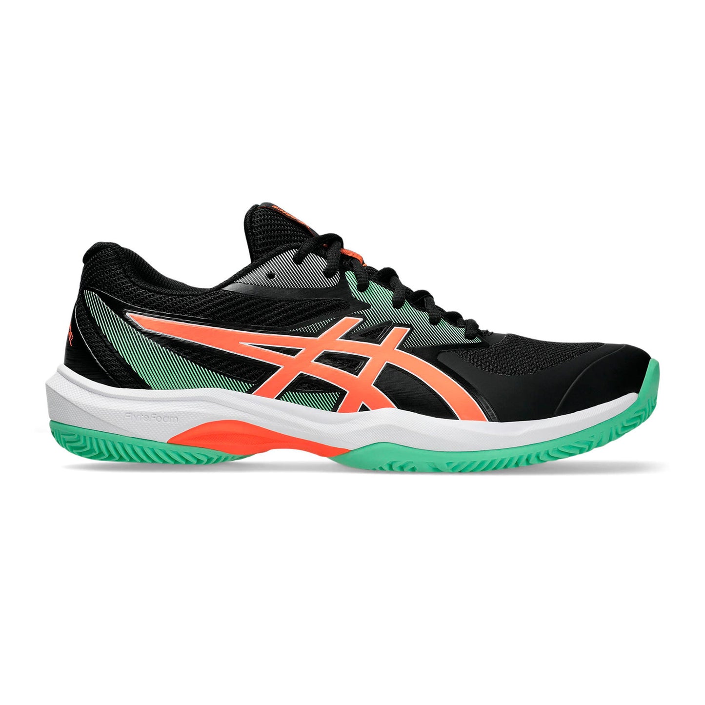 ASICS Game FF Padelschuh Herren - schwarz, koralle
