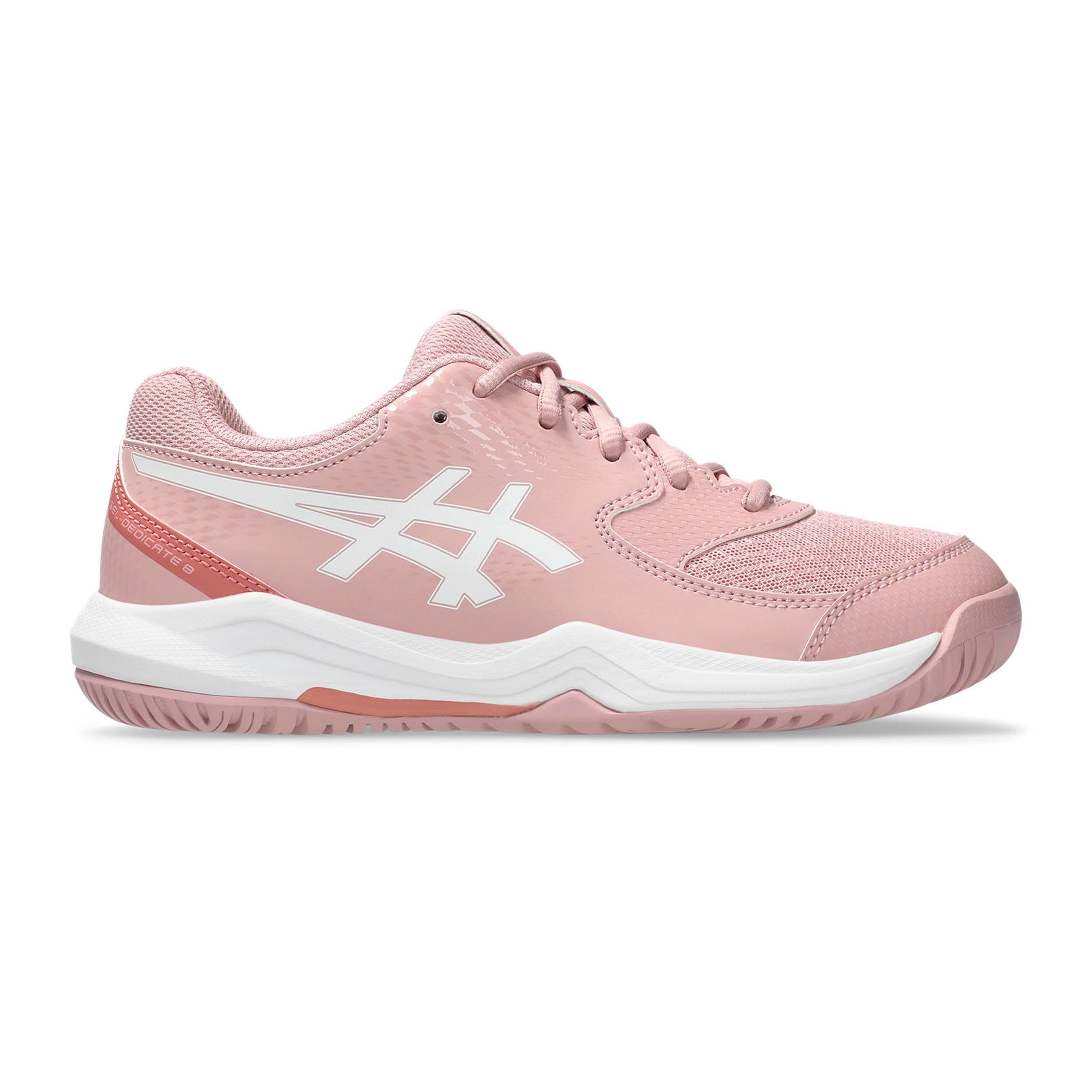 ASICS Gel-Dedicate 8 GS Allcourtschuh Kinder - rosa, weiß