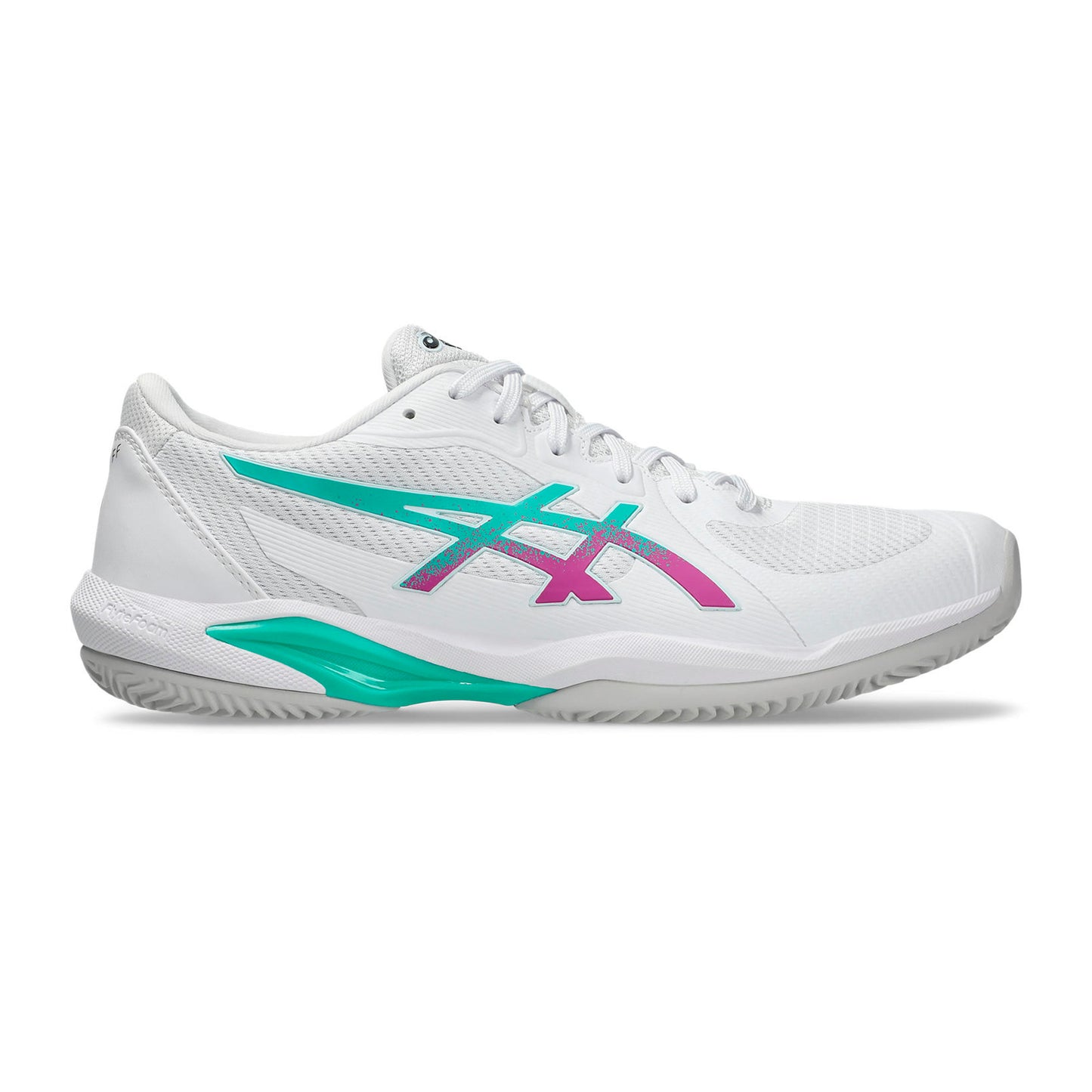 ASICS Solution Swift FF 2 Sandplatzschuh Herren - weiß, pink