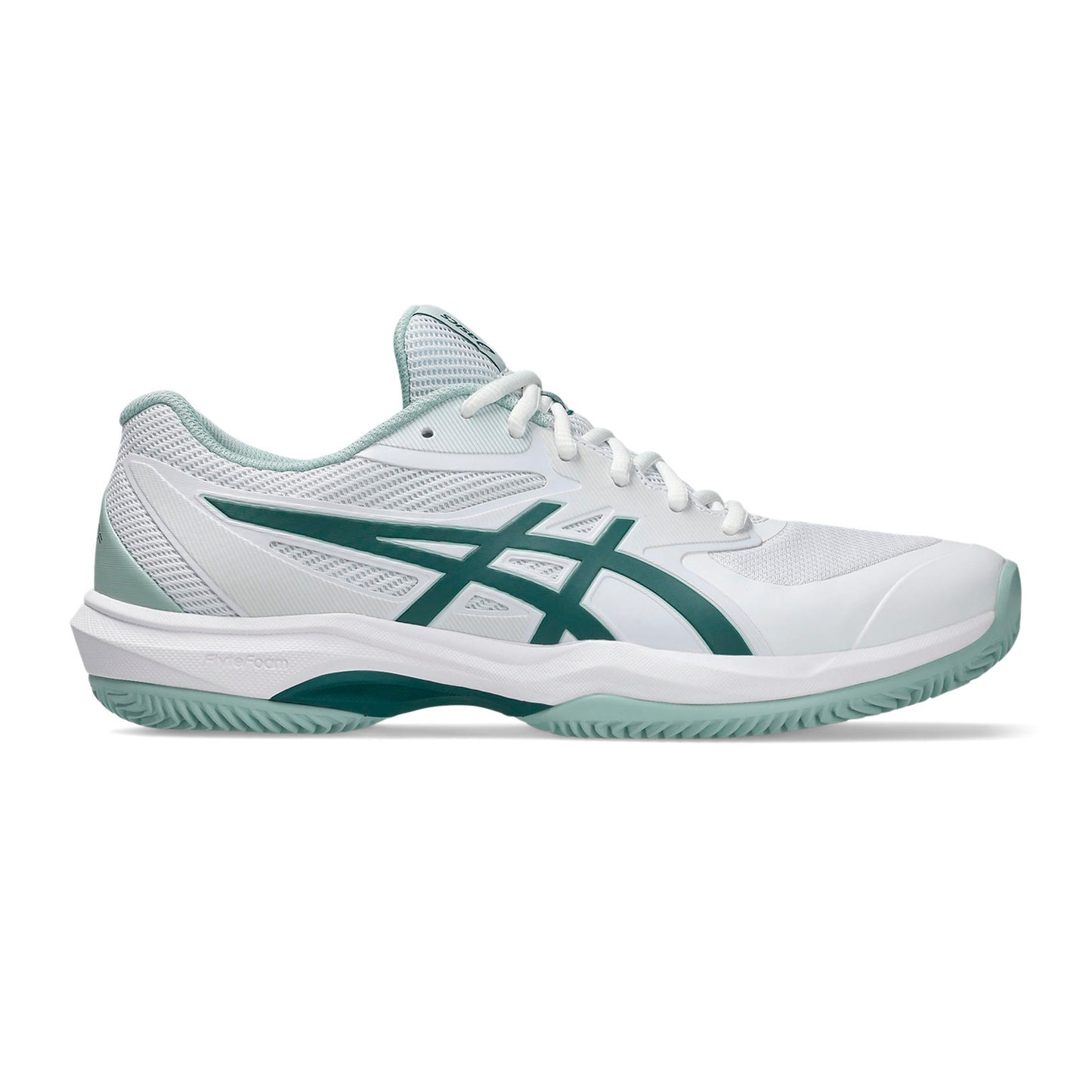 ASICS Game FF/OC Sandplatzschuh Herren - weiß, petrol
