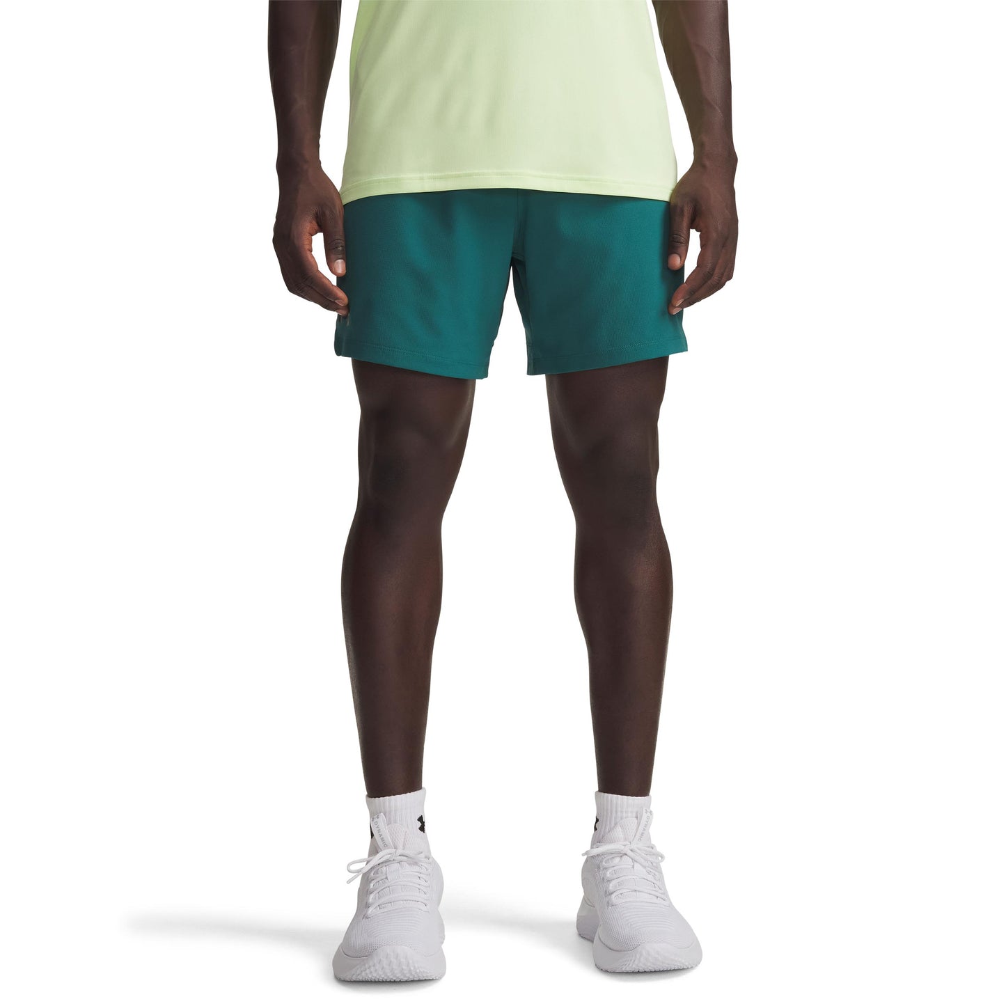 Under Armour Vansih Woven 6in Shorts Herren-grün, schwarz matt