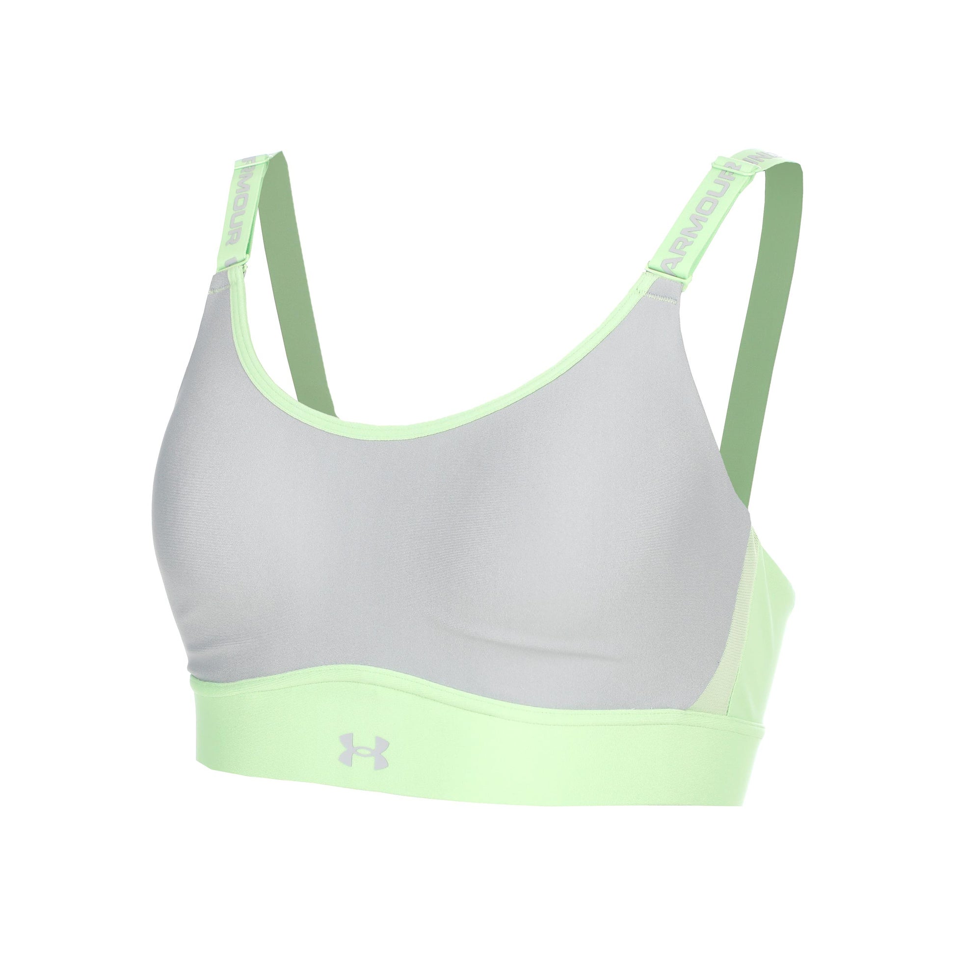 Under Armour Infinity Mid 2.0 Sport-BH Damen-grün, grau