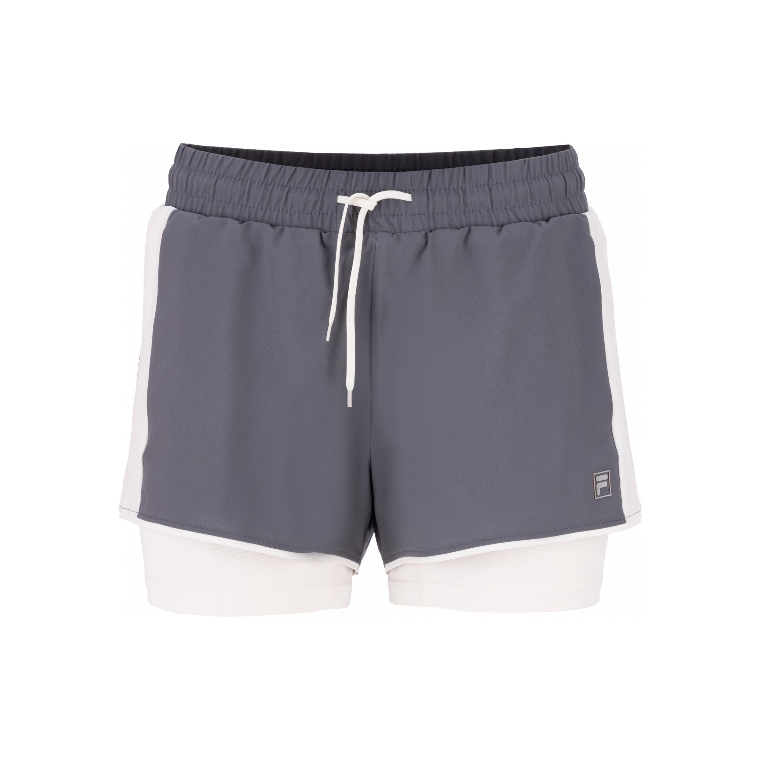 Fila Elea Shorts Damen - blaugrau, offwhite