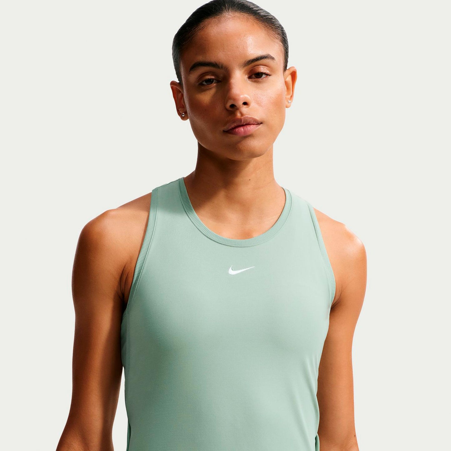 Nike Dri-FIT Victory Tank-Top Damen - graugrün, weiß