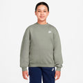 Club Fleece Sweatshirt Kinder - graugrün