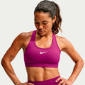 Swoosh Medium Sport-BH Damen - berry, berry