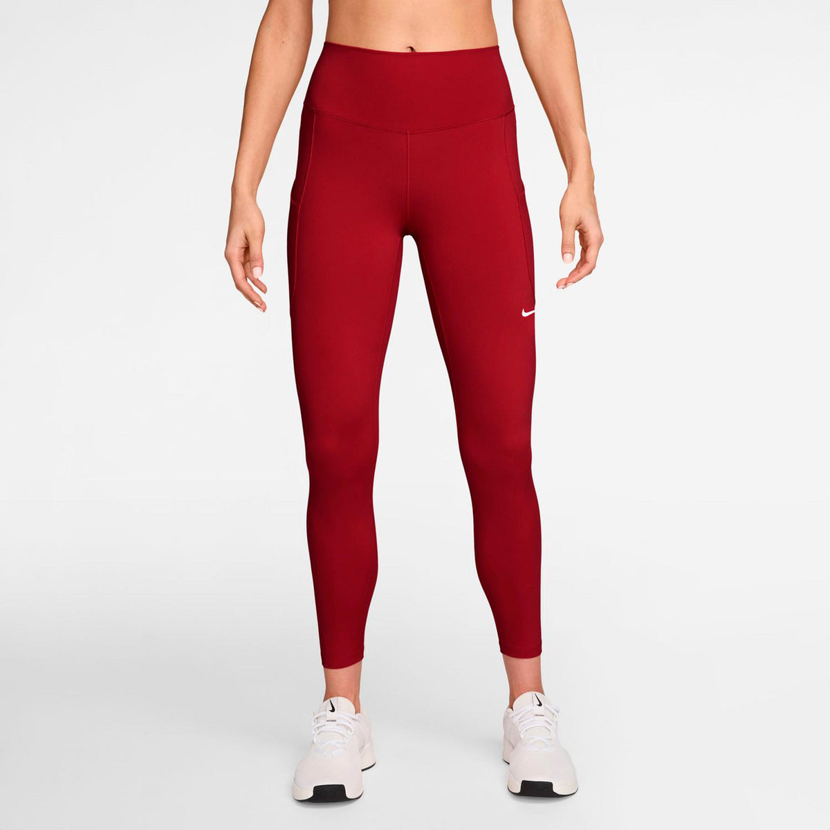 Nike Dri-FIT One High Rise 7/8 Tight Damen - rot