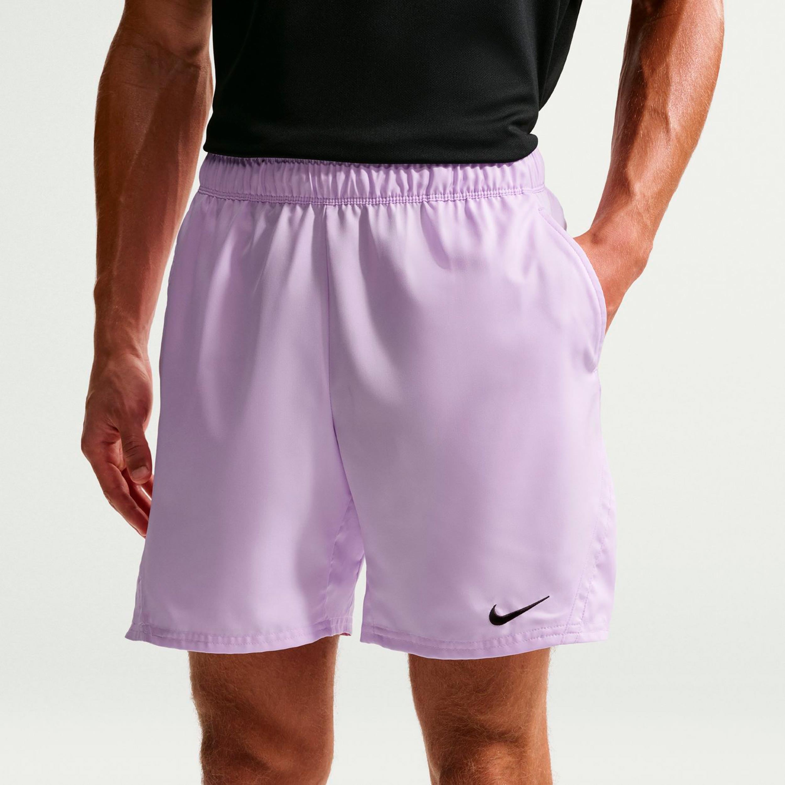 Nike Court Victory Dri-Fit 7in Shorts Herren - flieder, schwarz