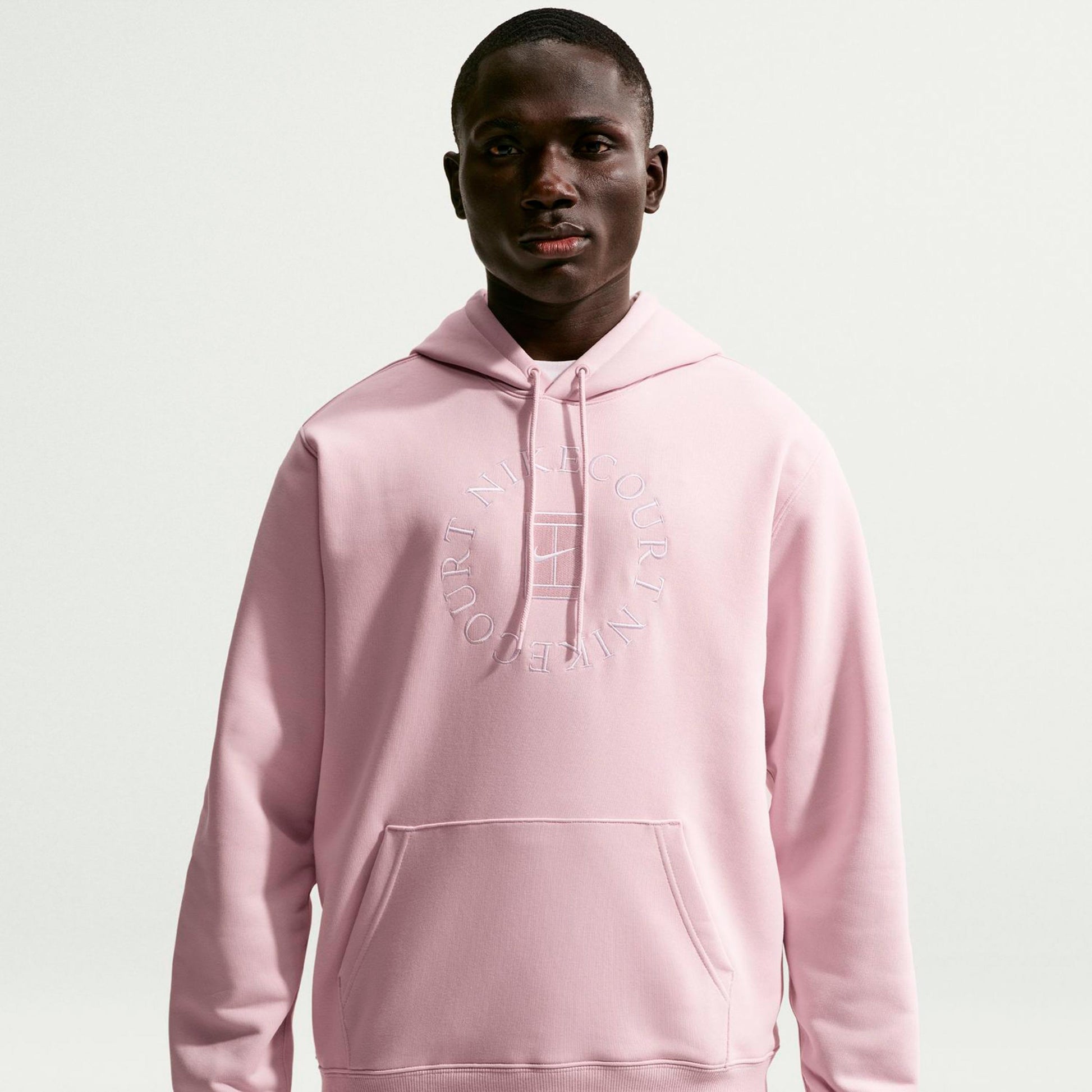 Nike Court Dri-Fit Heritage Hoody Herren - altrosa, beige
