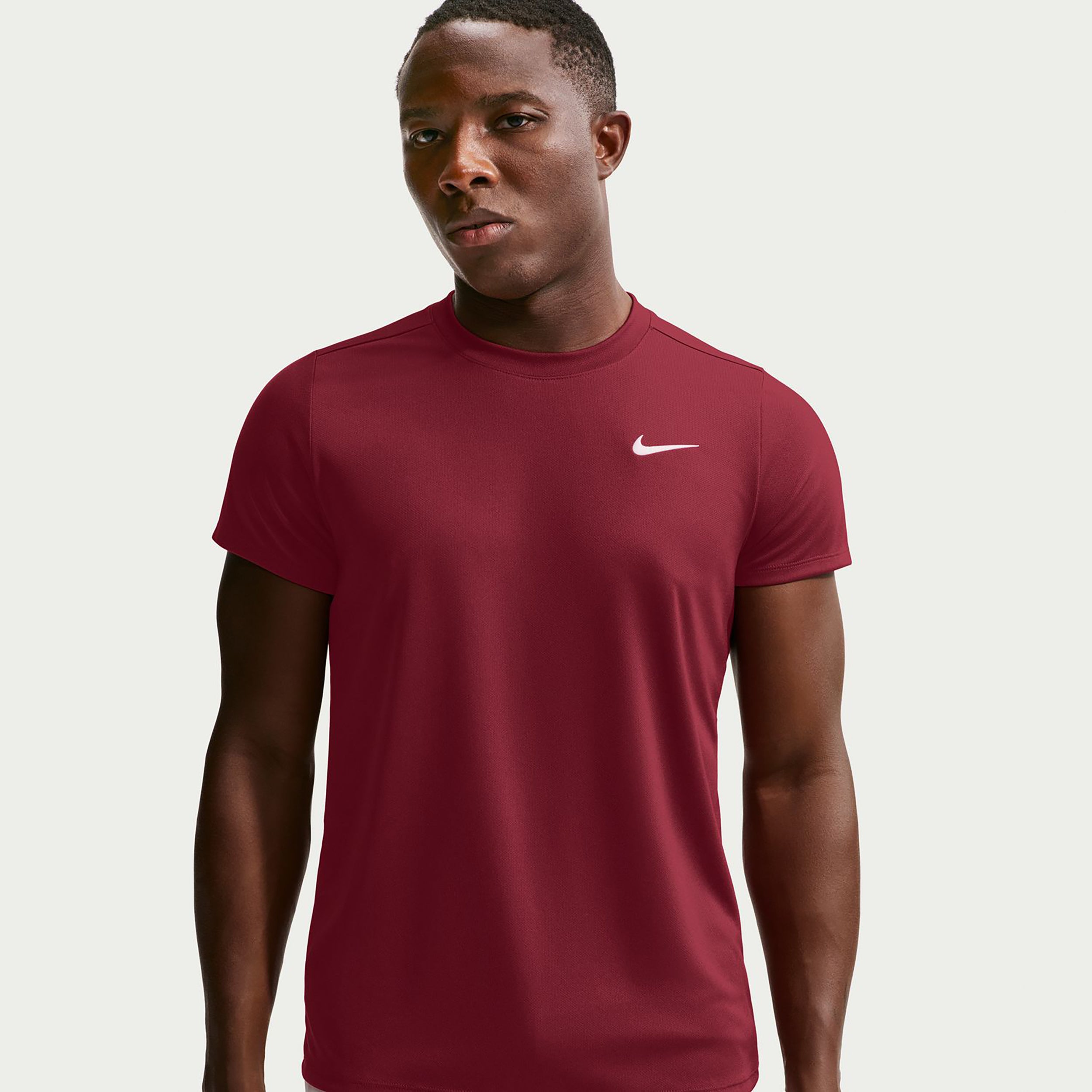 Nike Court Victory Dry T-Shirt Herren - weinrot