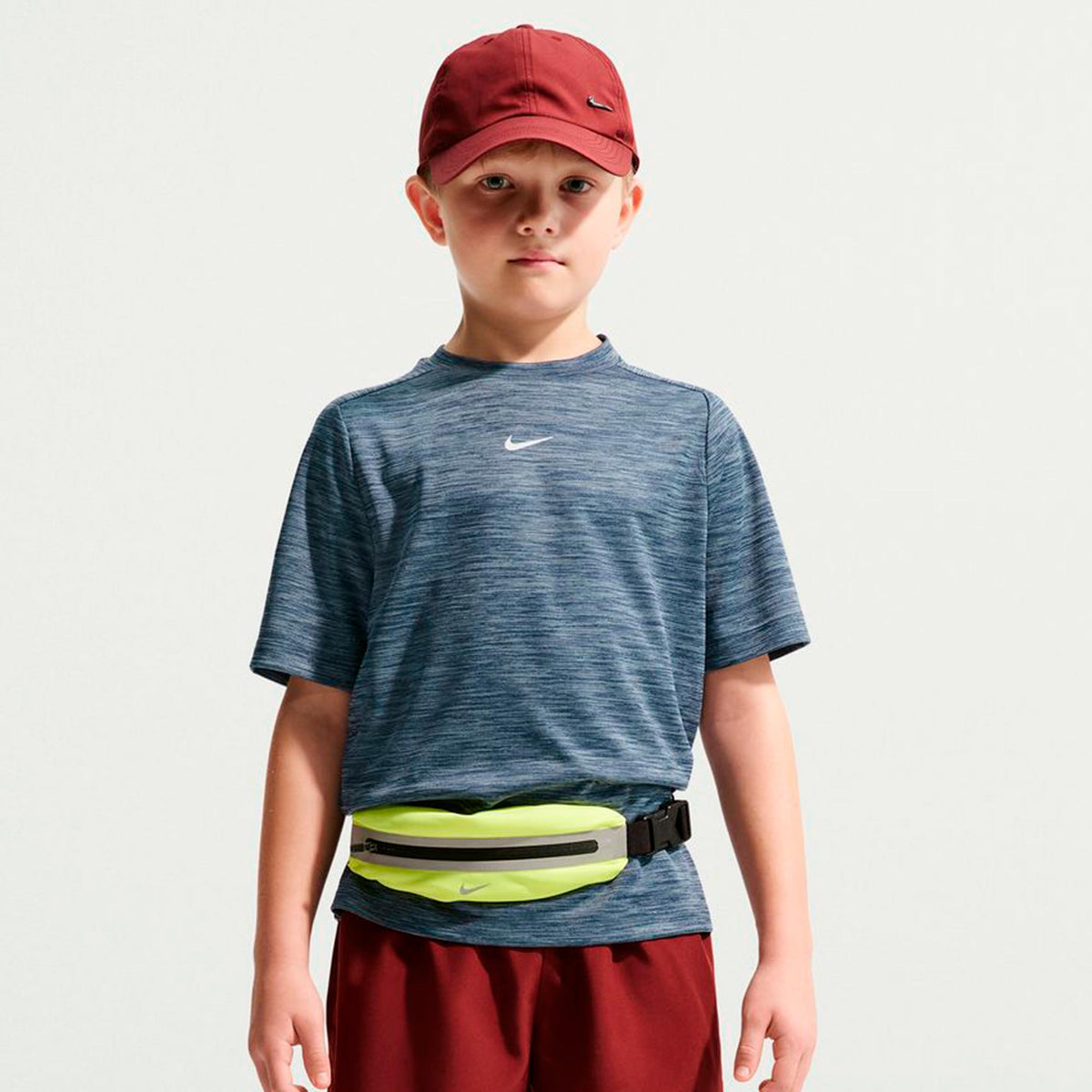 Nike Dri-FIT Multi Heather T-Shirt Kinder - dunkelblau