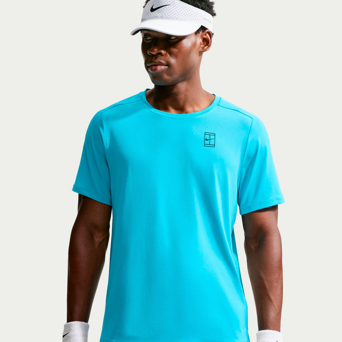 Nike Court Dri-FIT Advantage T-Shirt Herren - türkis