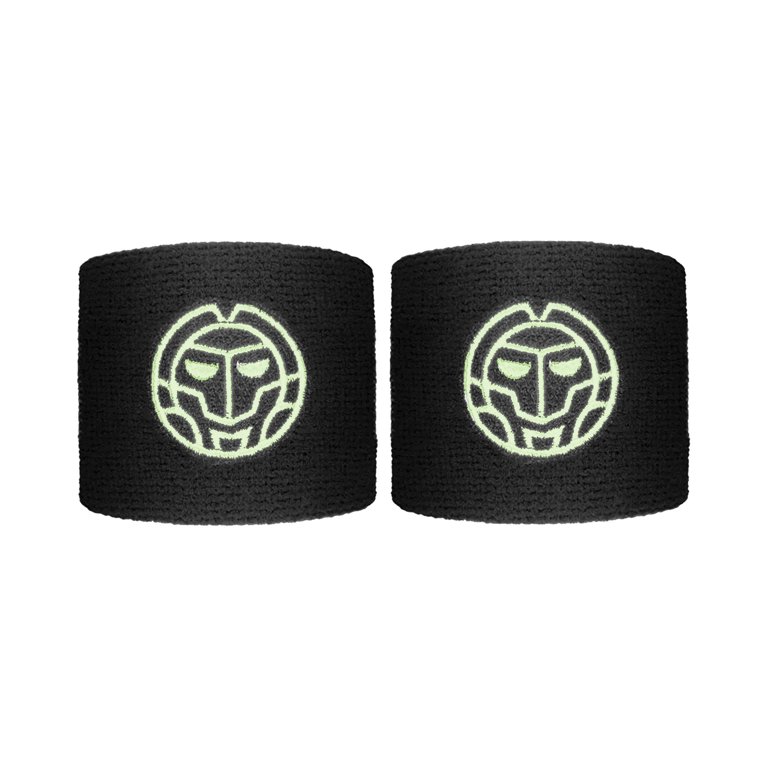 BIDI BADU Night Flash Schweißband 2er Pack kurz - schwarz, weiß
