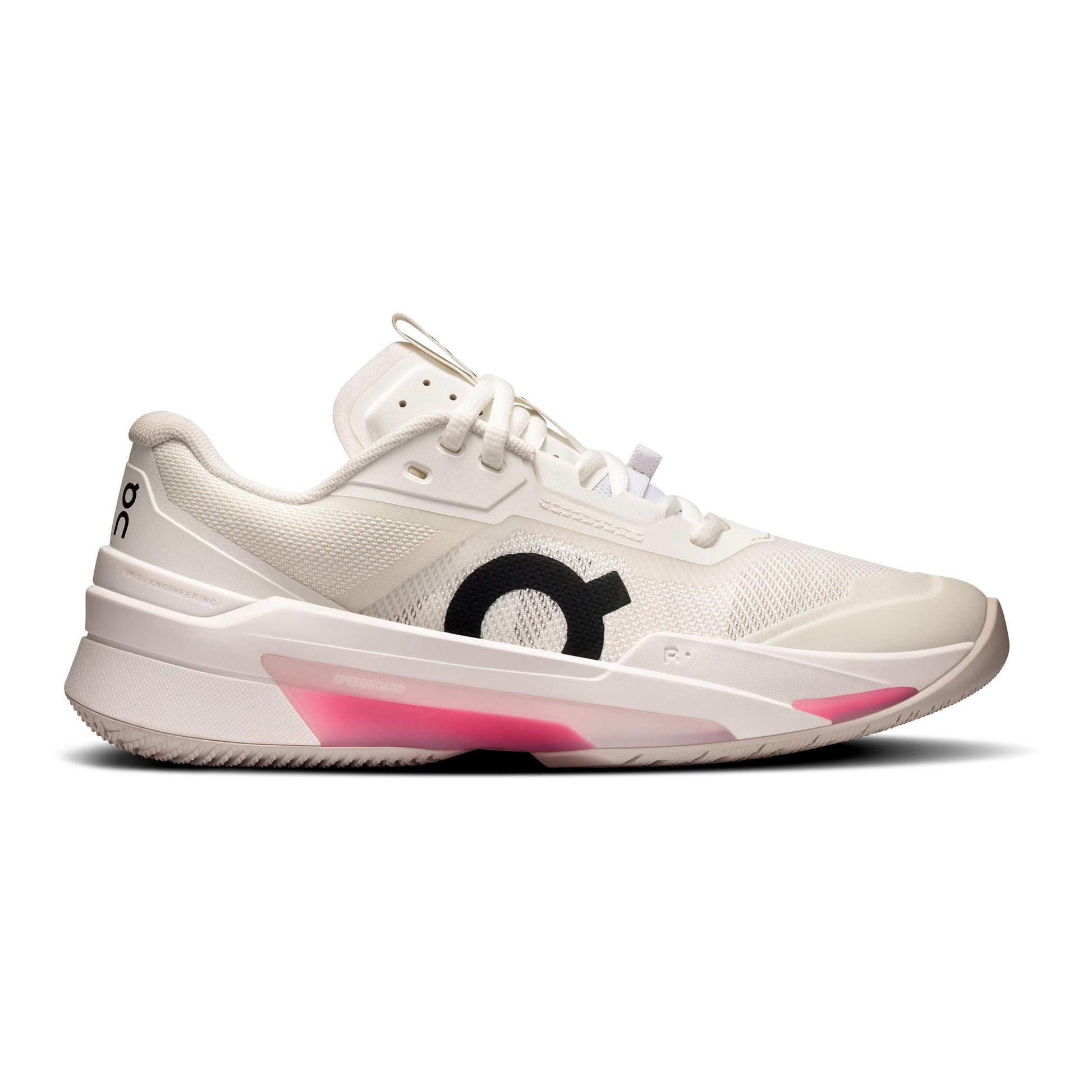 On THE ROGER Pro Fire Allcourtschuh Damen - weiß, pink
