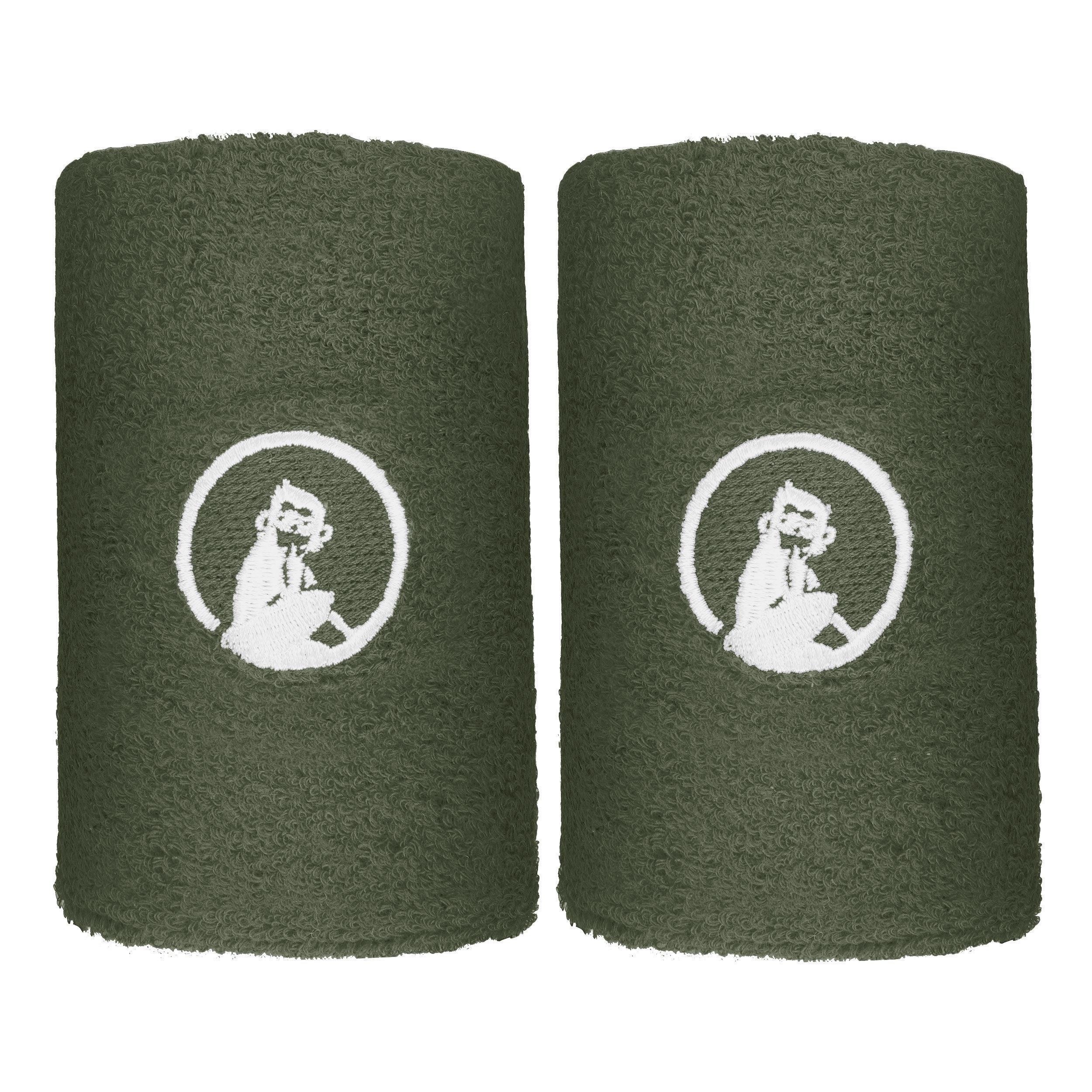 Quiet Please Memories Faded Memories Schweißband 2er Pack Unisex - dunkelgrün