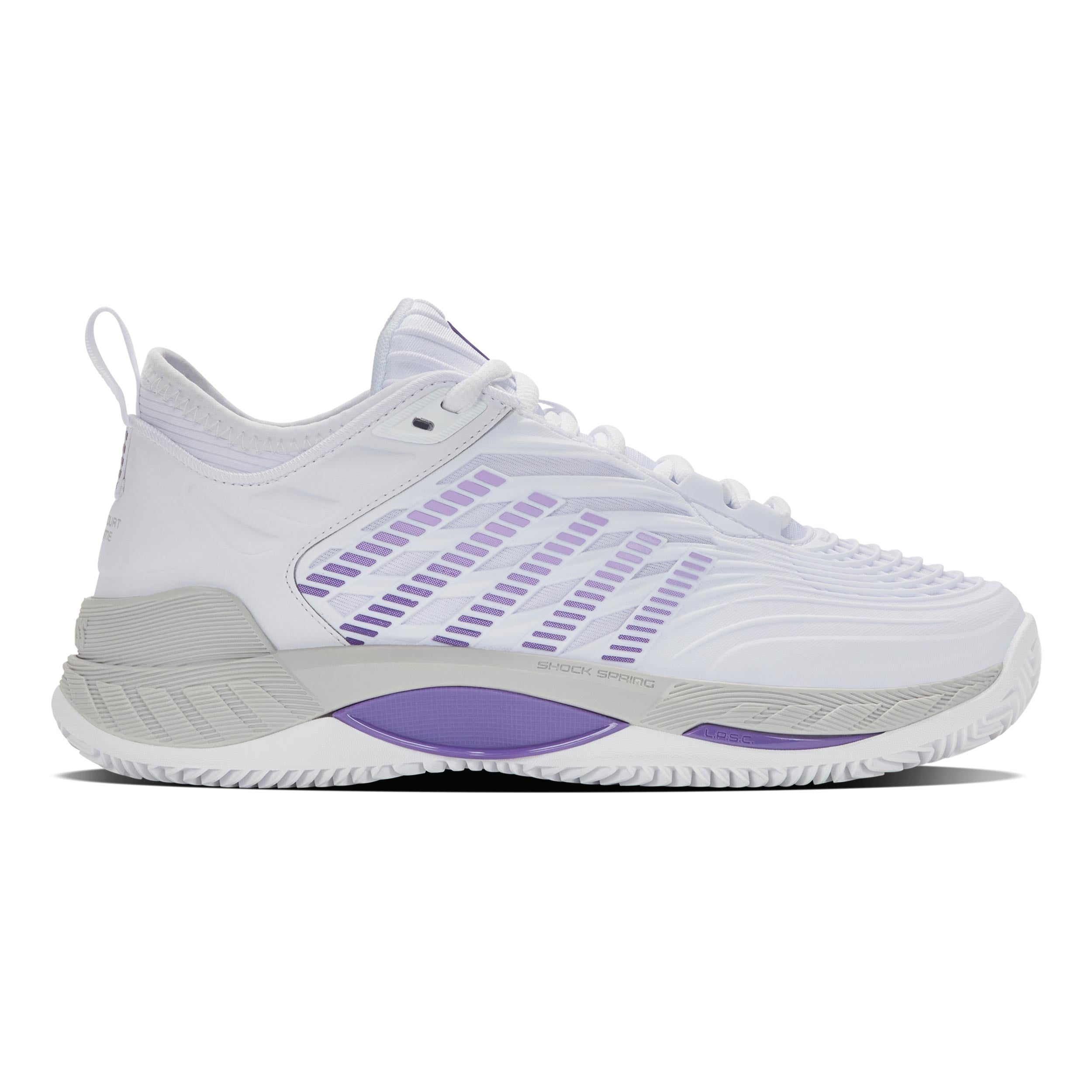 K-Swiss Hypercourt Supreme 2 Sandplatzschuh Damen - weiß, lavendel