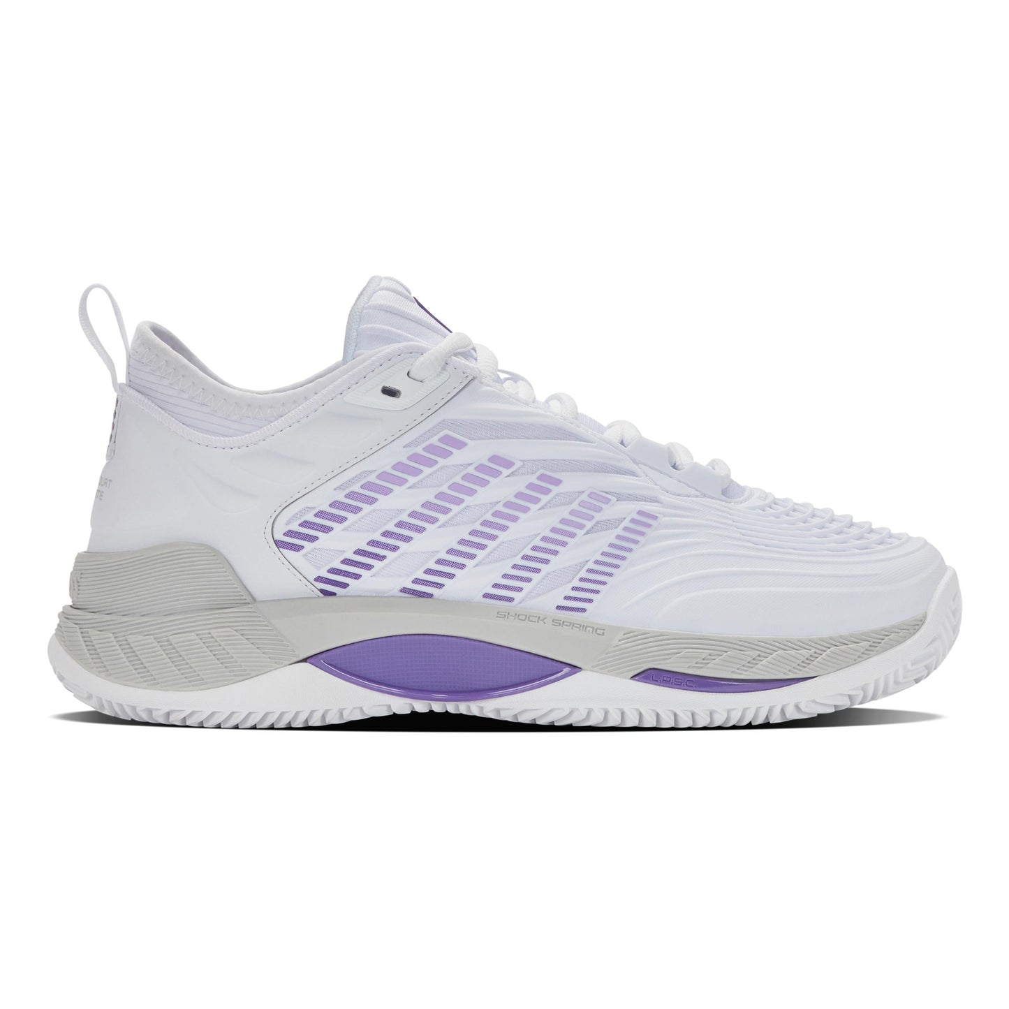 K-Swiss Hypercourt Supreme 2 Sandplatzschuh Damen - weiß, lavendel
