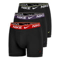Ultra Comfort Boxer Short - 3er Pack Herren-schwarz, rot