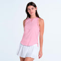 Chill Out Tank-Top Damen - rosa, weiß