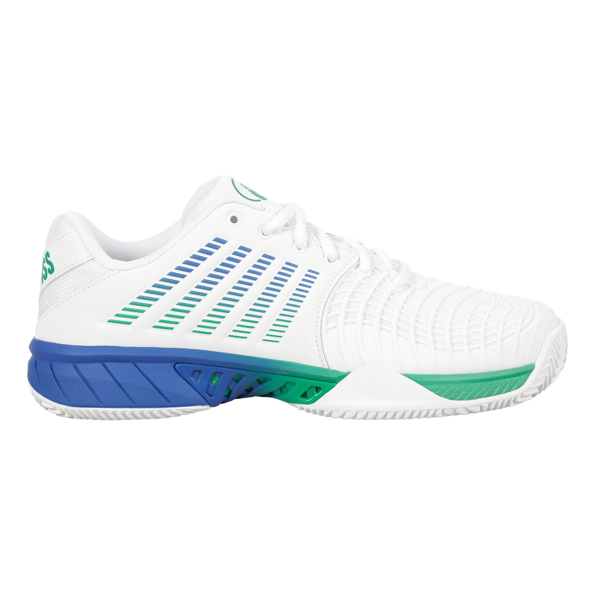 K-Swiss Express Light 3 Sandplatzschuh Herren - weiß, grün