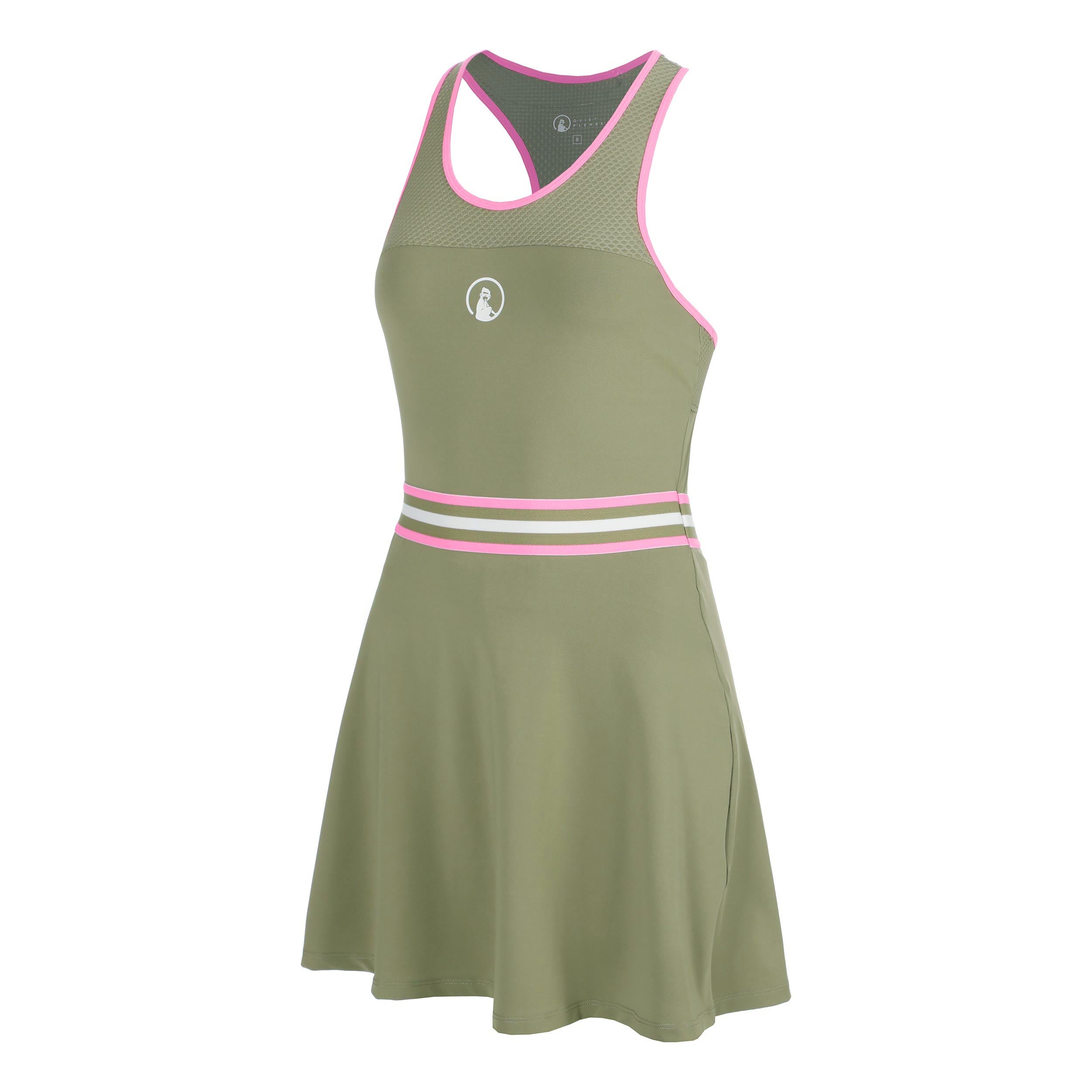 Quiet Please Memories Racerback Kleid Damen - khaki