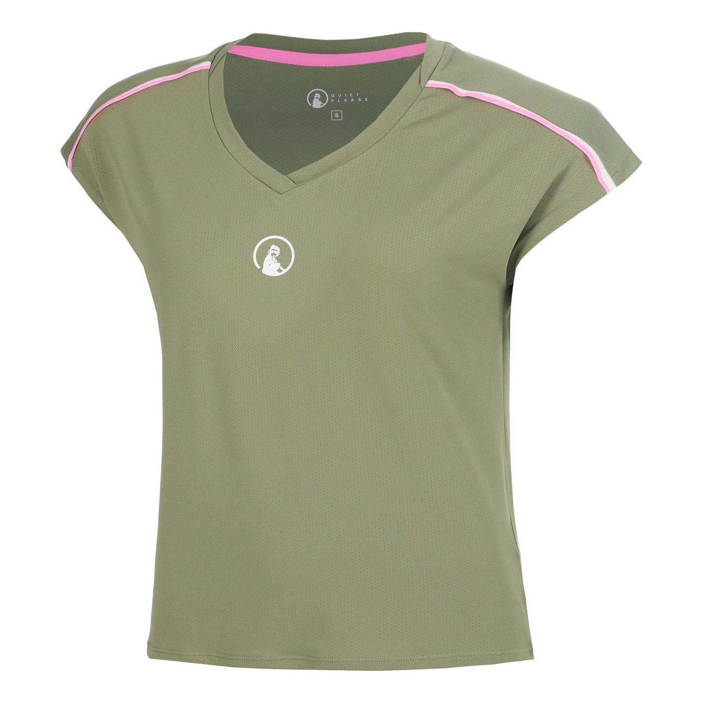 Quiet Please Memories Volley T-Shirt Damen - khaki