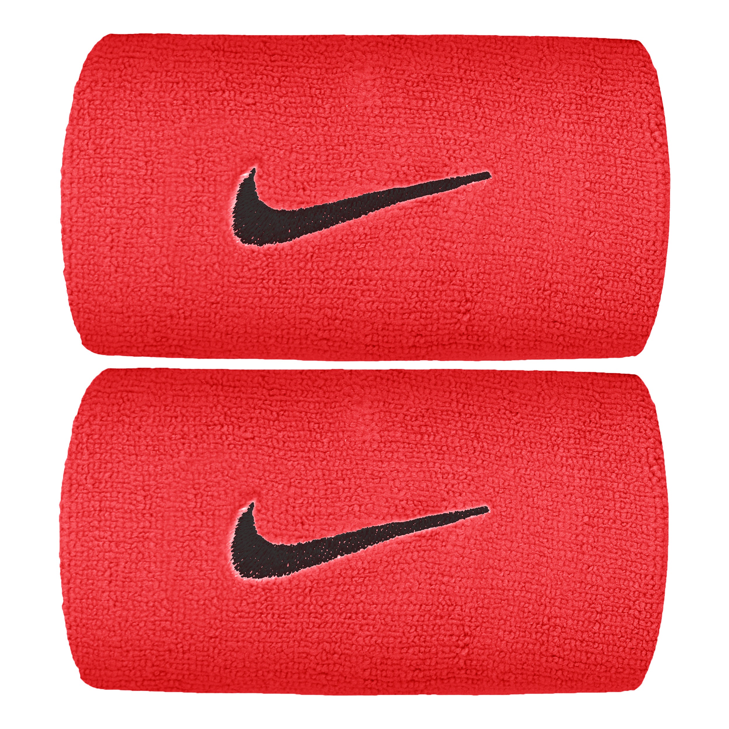 Nike Premier DW Schweißband 2er Pack lang - hellrot, schwarz