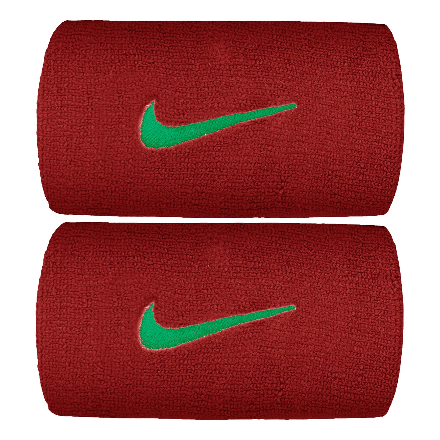 Nike Premier DW Schweißband 2er Pack lang - dunkelrot, mint