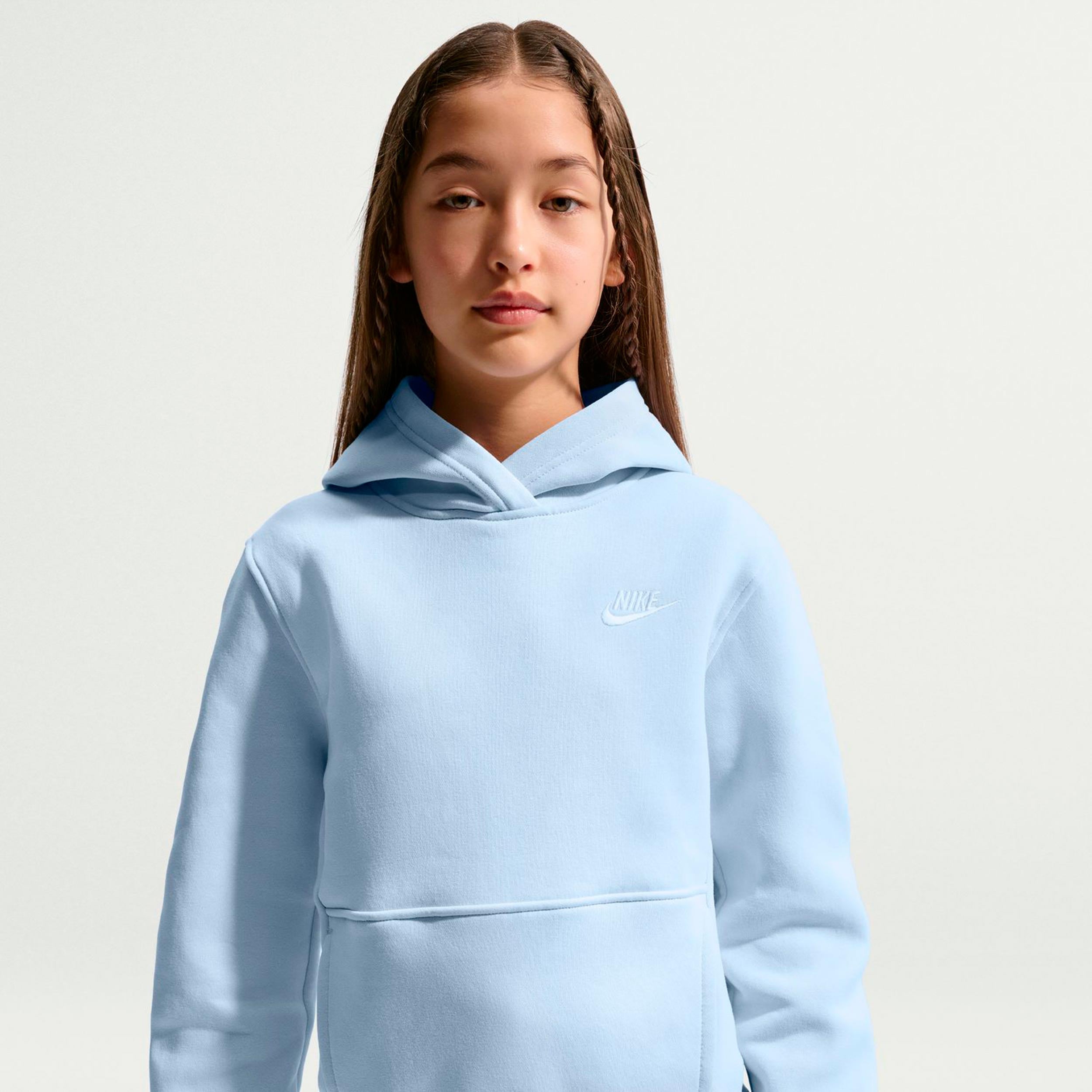 Nike Club Fleece Hoody Kinder - hellblau