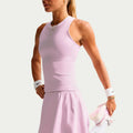 Court Dri-FIT Advantage Ace High Rise Rock Damen - pastellrosa