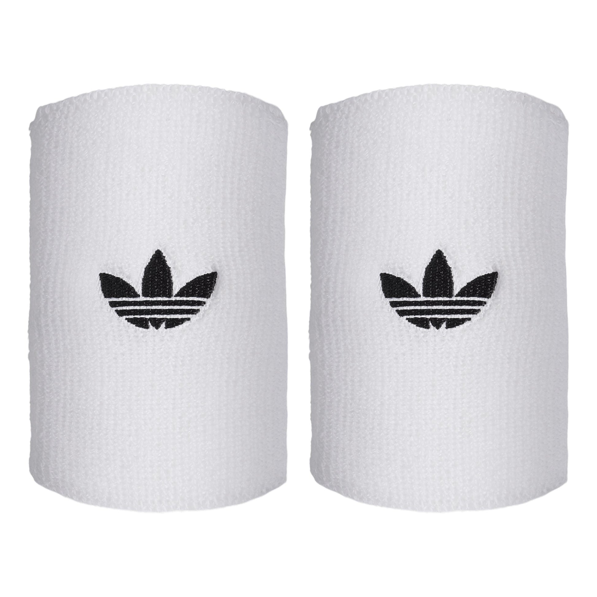 adidas Long Schweißband Unisex - weiß, schwarz