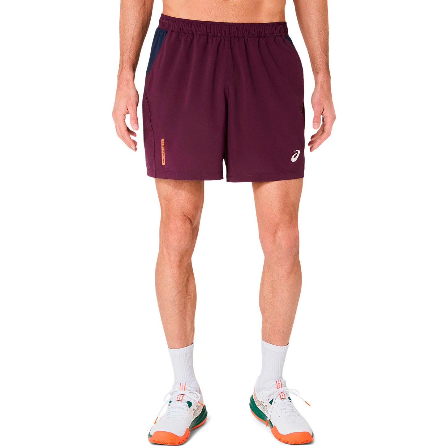 ASICS Court 7in Shorts Herren - weinrot