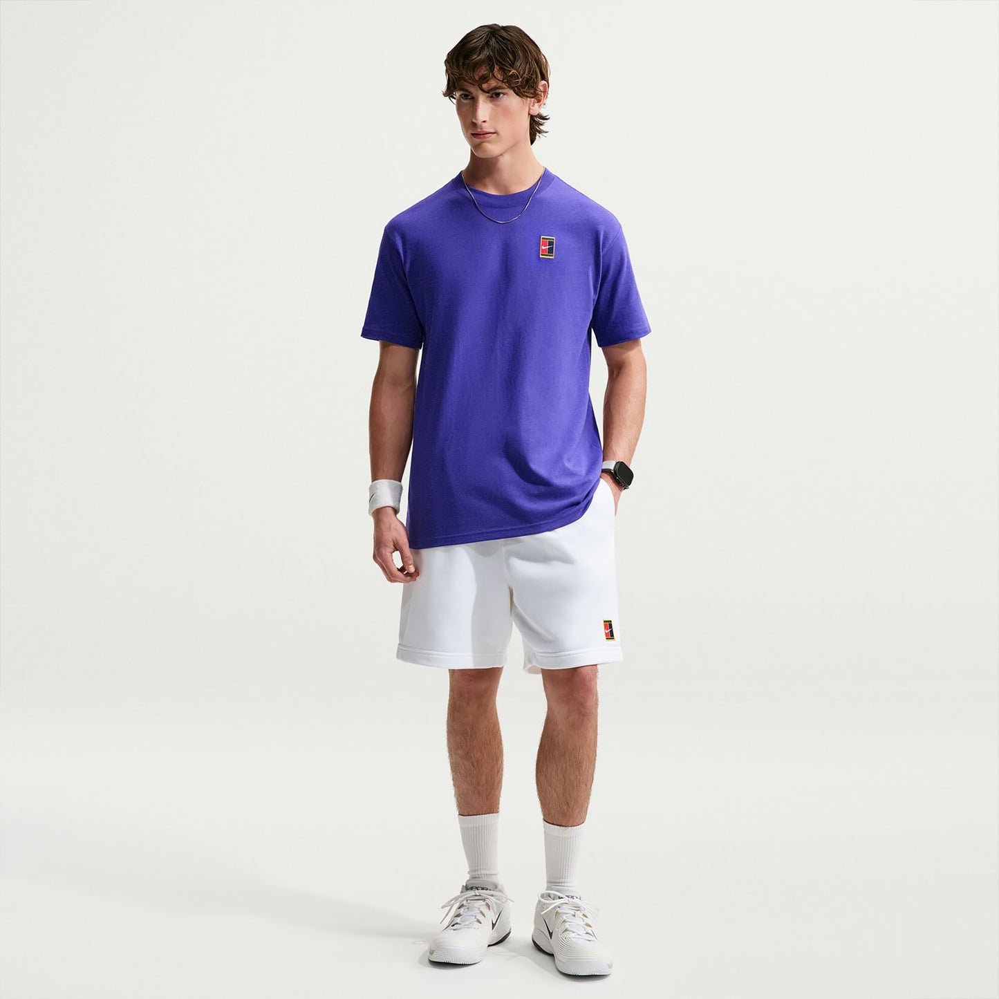 Nike Court Heritage  M90 Oc T-Shirt Herren - nachtblau