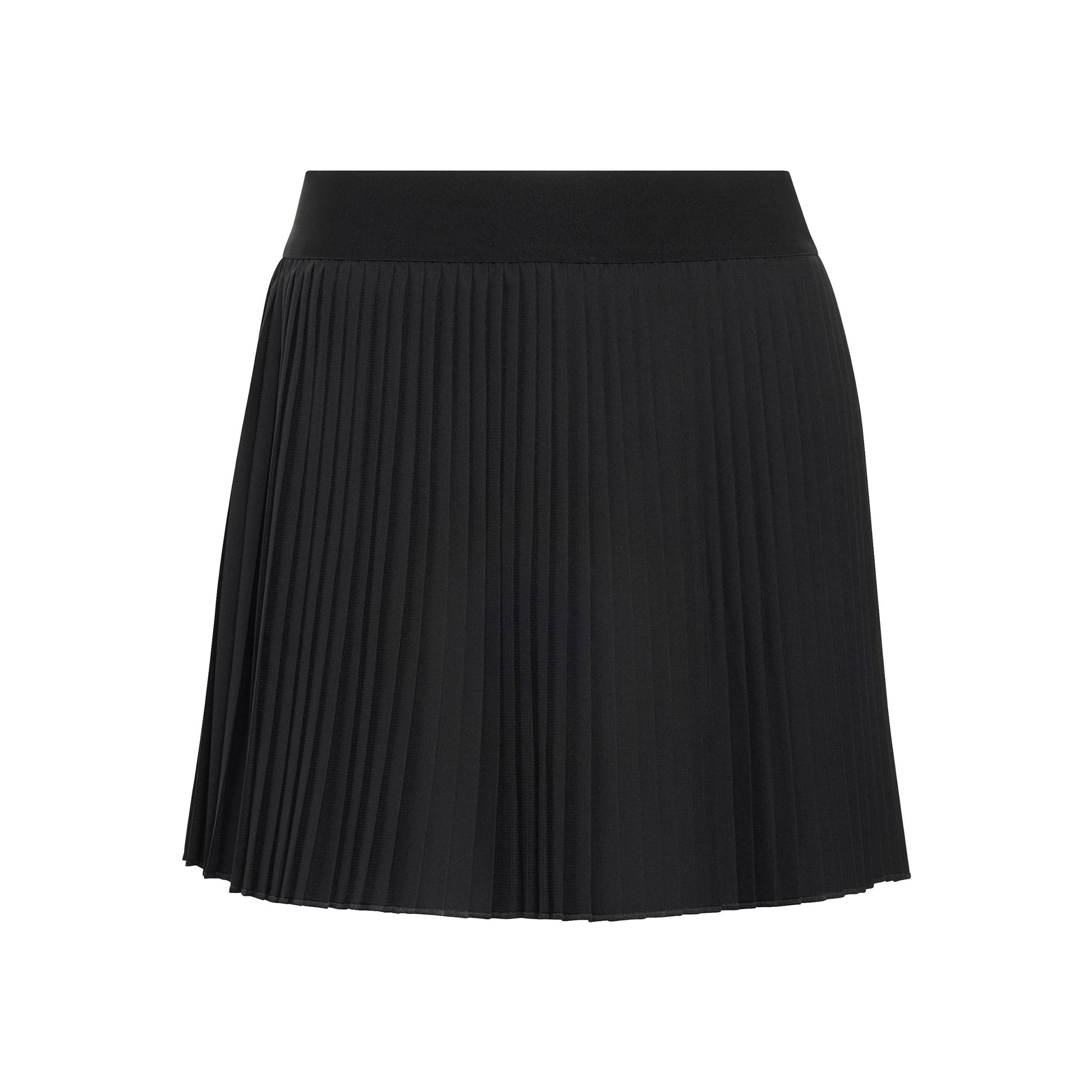 adidas Club Pleated Long Rock Damen-schwarz