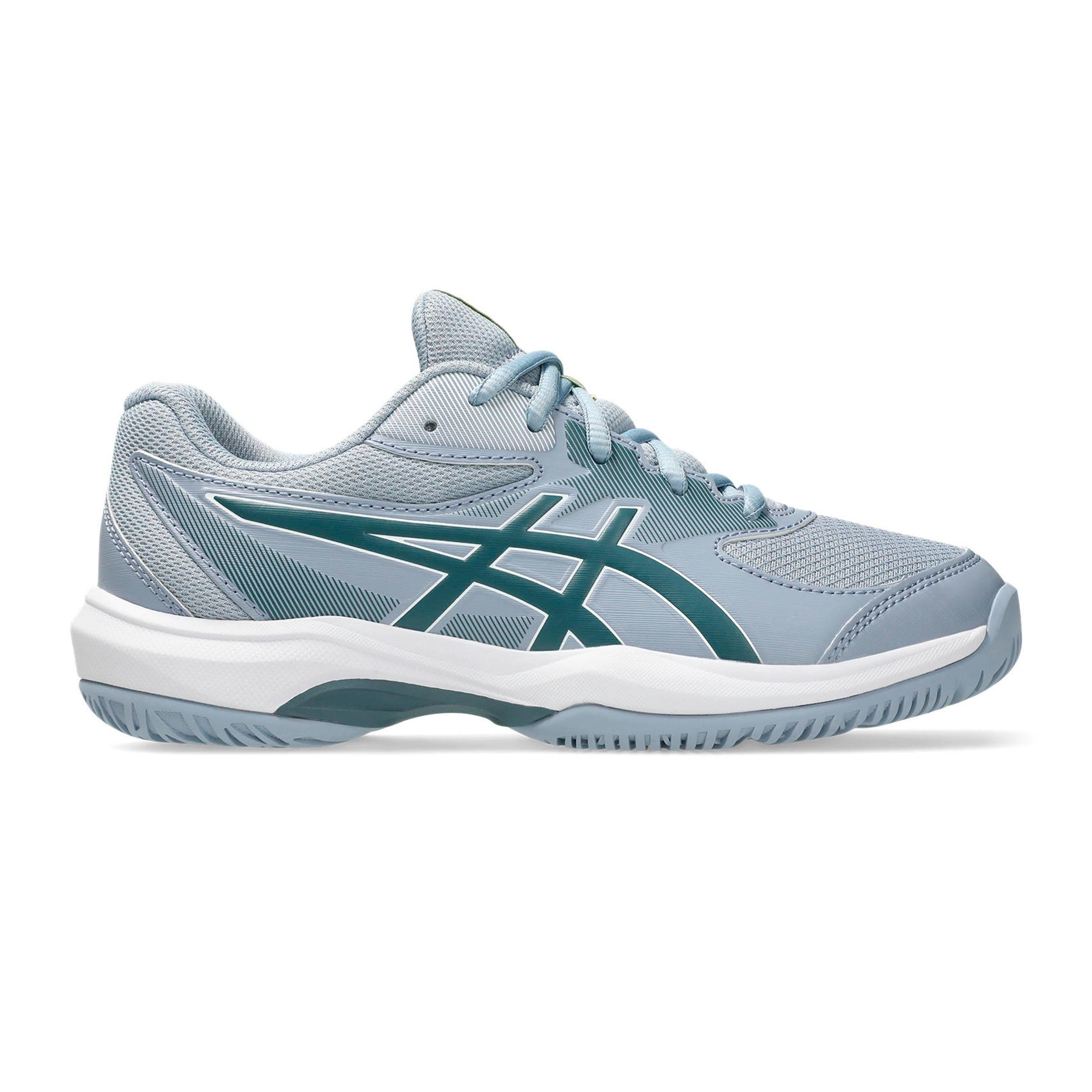 ASICS Gel-Game 10 GS Allcourtschuh Kinder - grau, dunkelgrau
