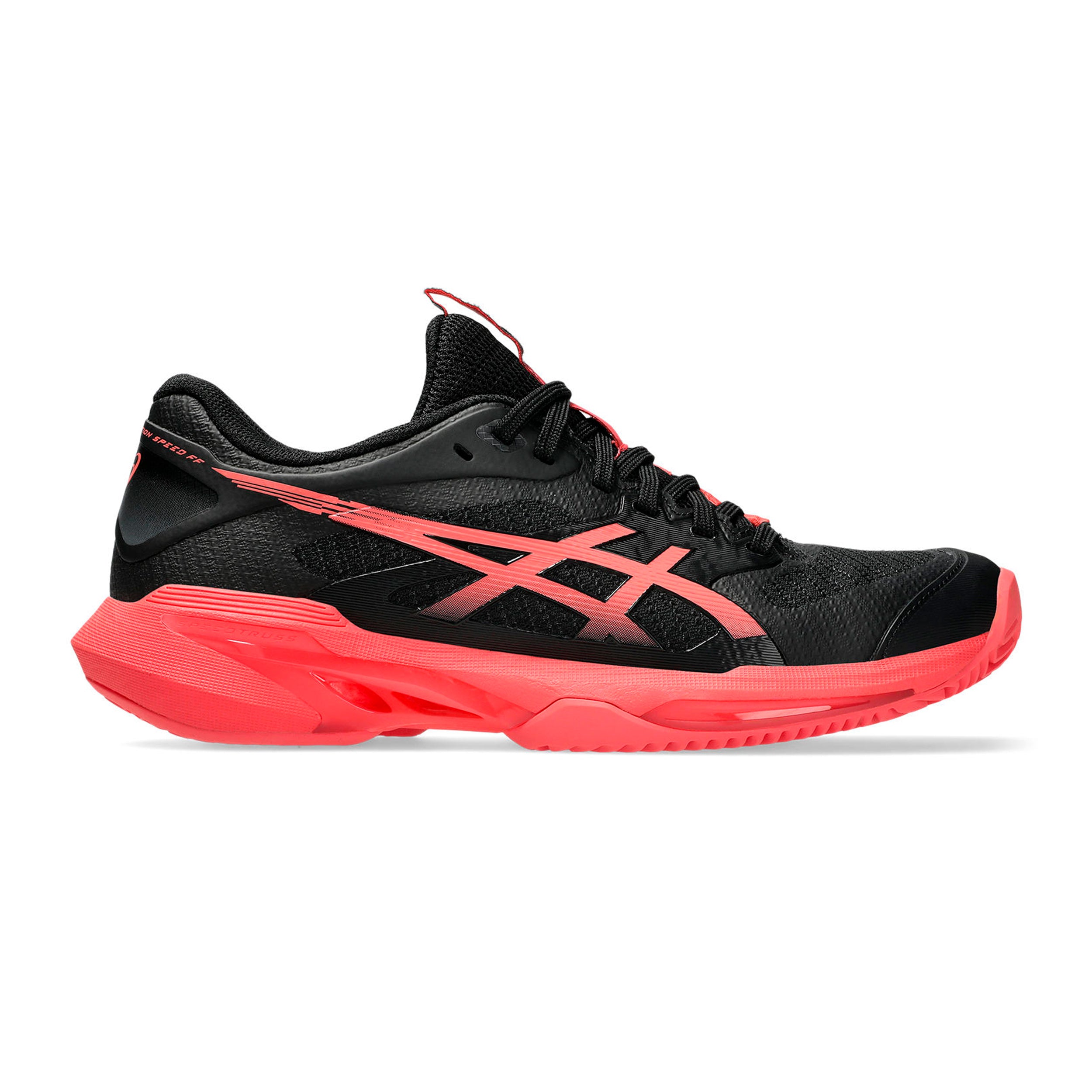 ASICS Solution Speed FF 4 Sandplatzschuh Damen - schwarz, neonpink