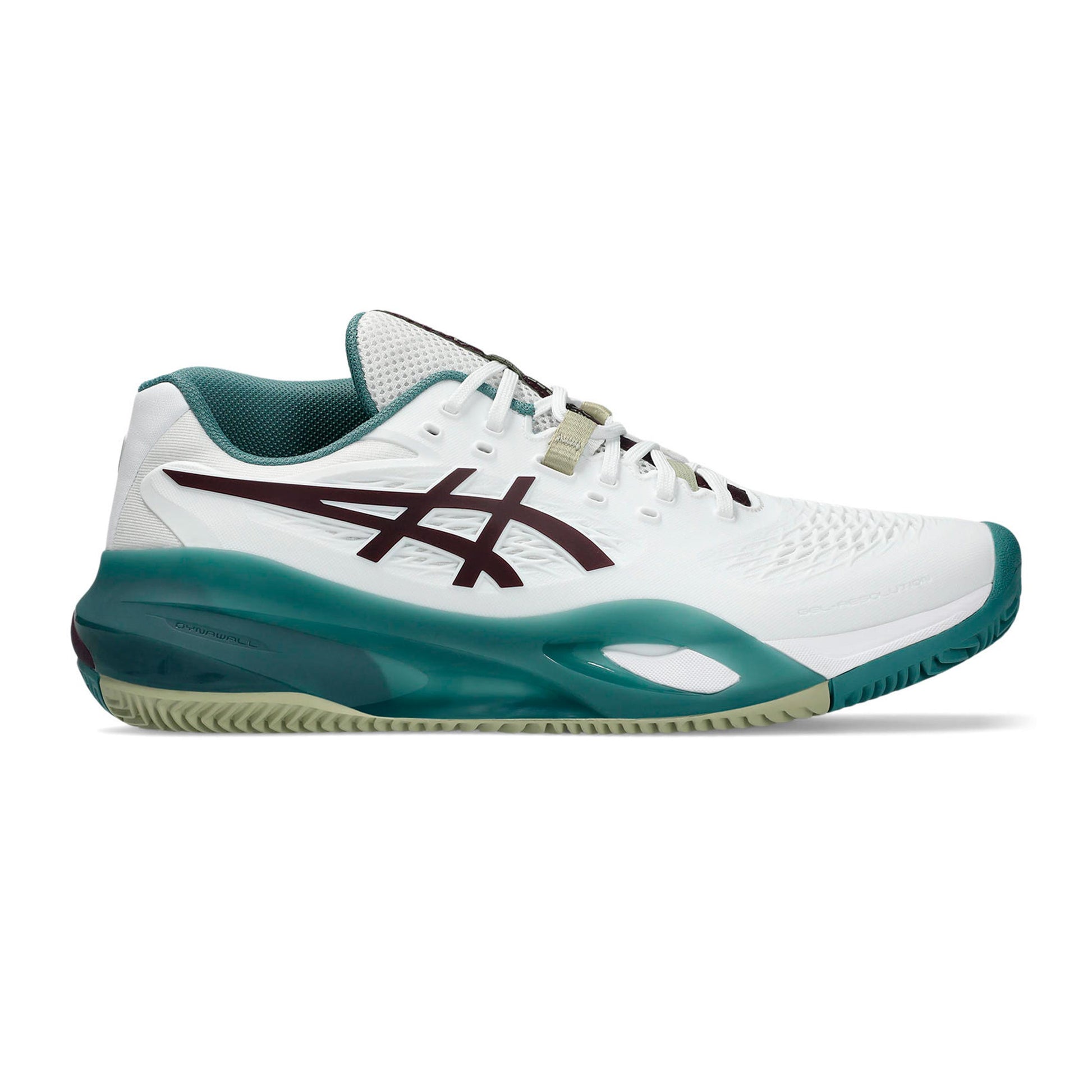 ASICS Gel-Resolution X Sandplatzschuh Herren - weiß, petrol