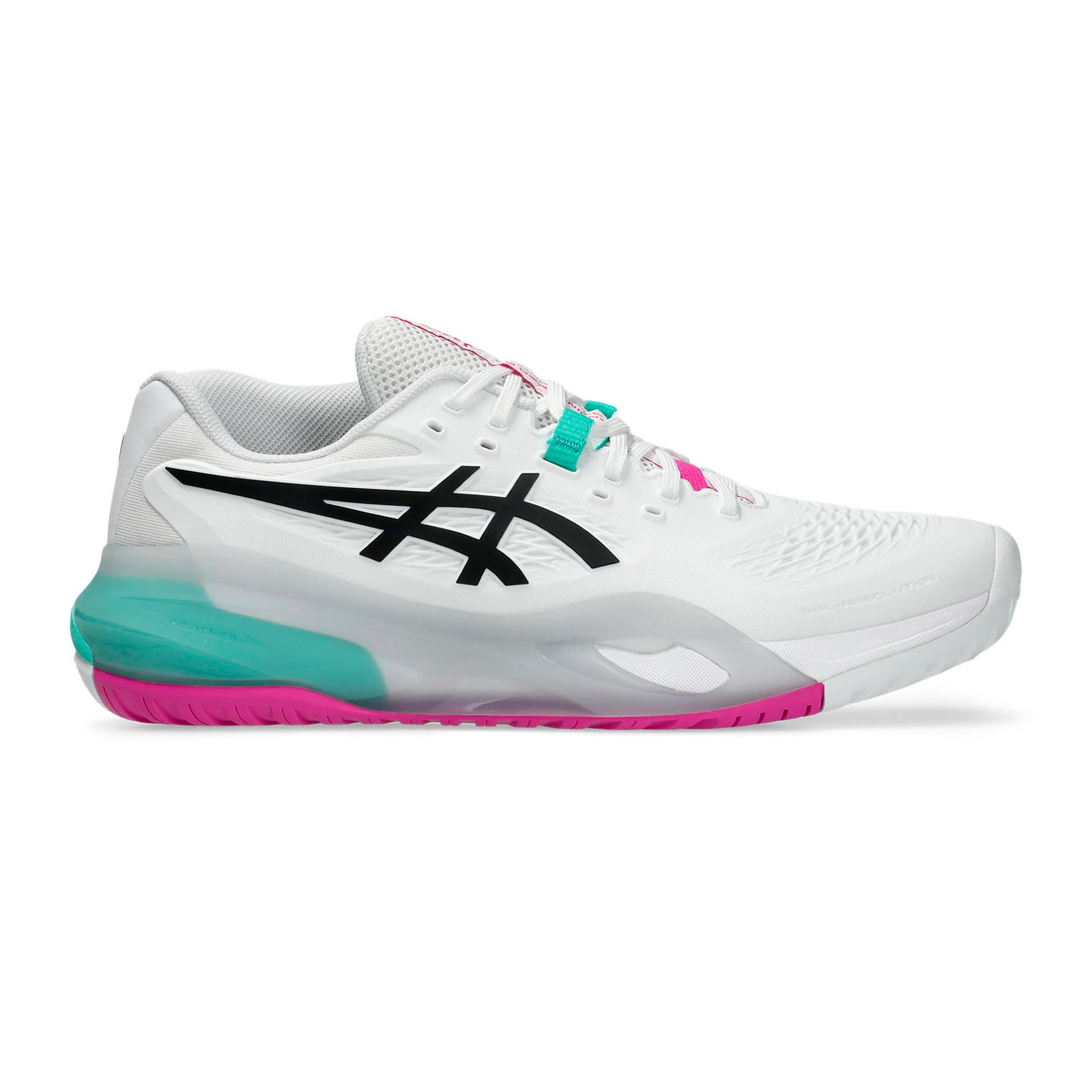 ASICS Gel-Resolution X Allcourtschuh Herren - weiß, türkis