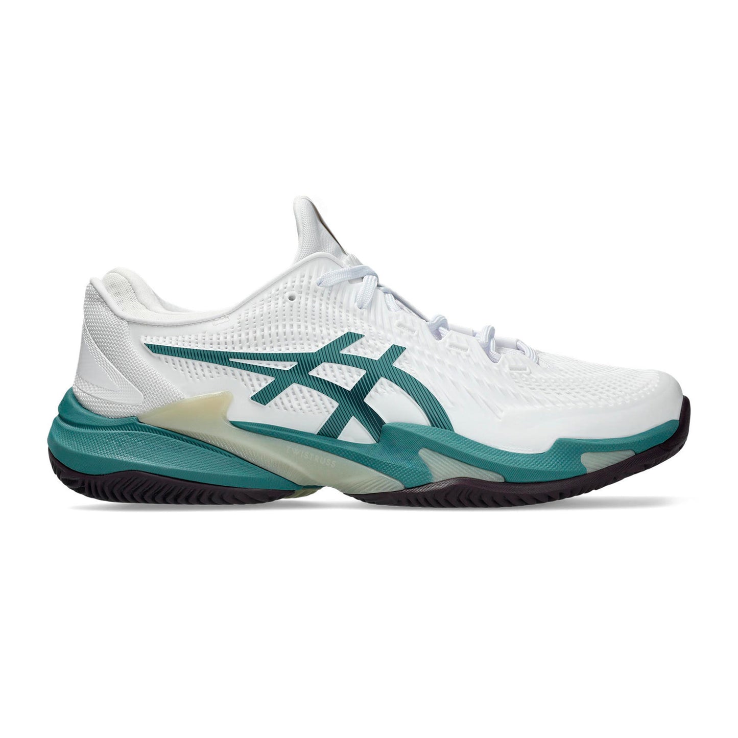 ASICS Court FF 3 Sandplatzschuh Herren - weiß, salbei
