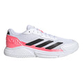 Courtquick Padelschuh Herren - weiß, koralle