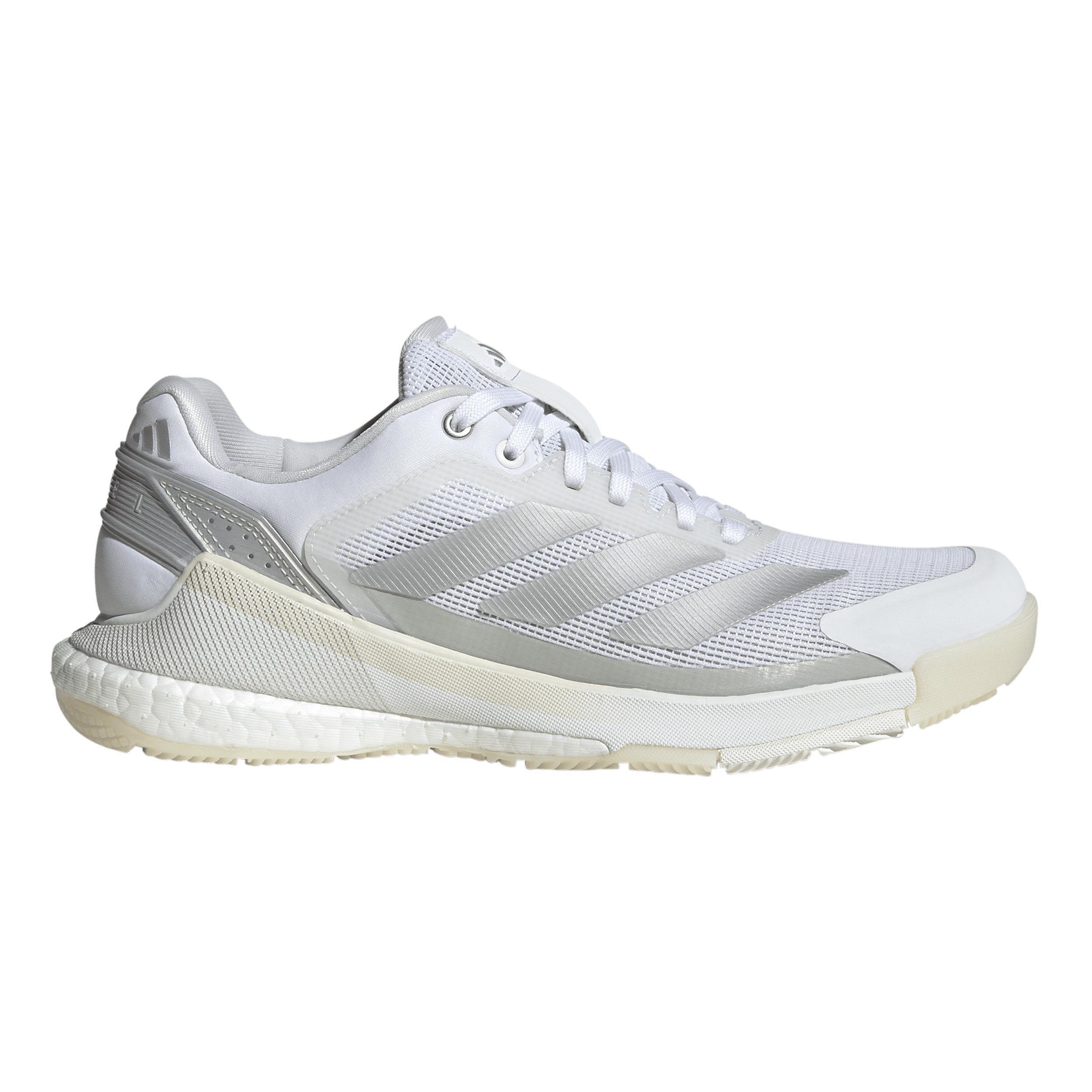 adidas Crazyquick Boost Padelschuh Damen - weiß, silber